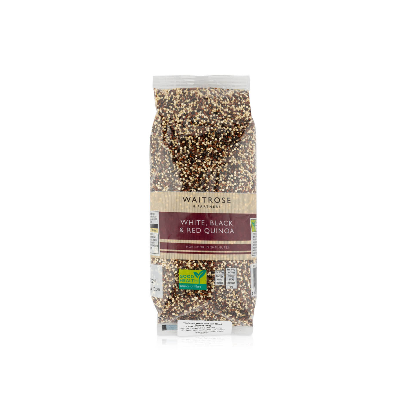 Waitrose white black and red quinoa 500g Spinneys UAE