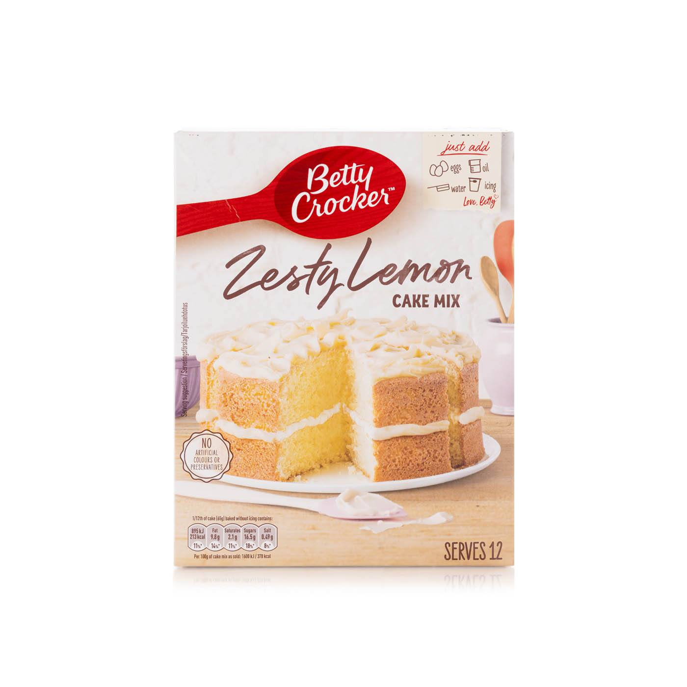 Betty Crocker Zesty Lemon Cake Mix 425g