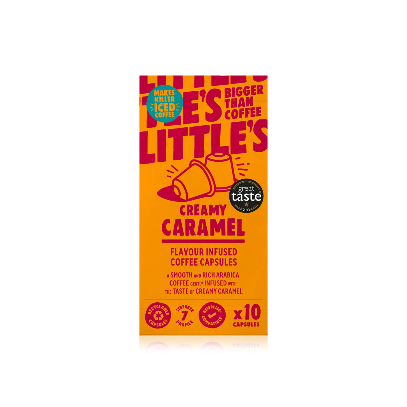 Little's Creamy Caramel Flavour Infused Coffee Capsules 10s