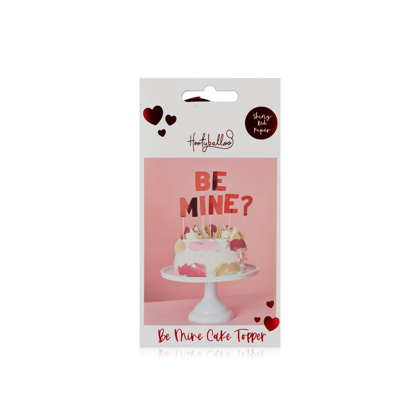 Hootyballoo Valentines' Day "be Mine?" Cake Topper