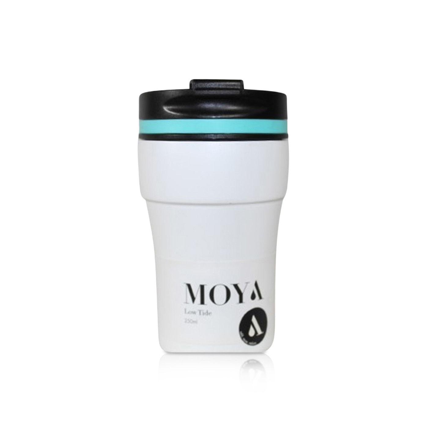 Moya Low Tide Travel Coffee Mug Blue/white 250ml