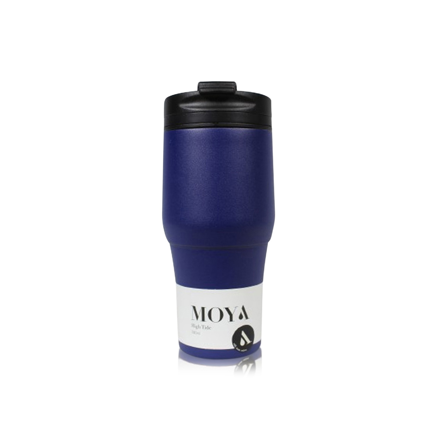 Moya High Tide Travel Coffee Mug Black/navy 380ml