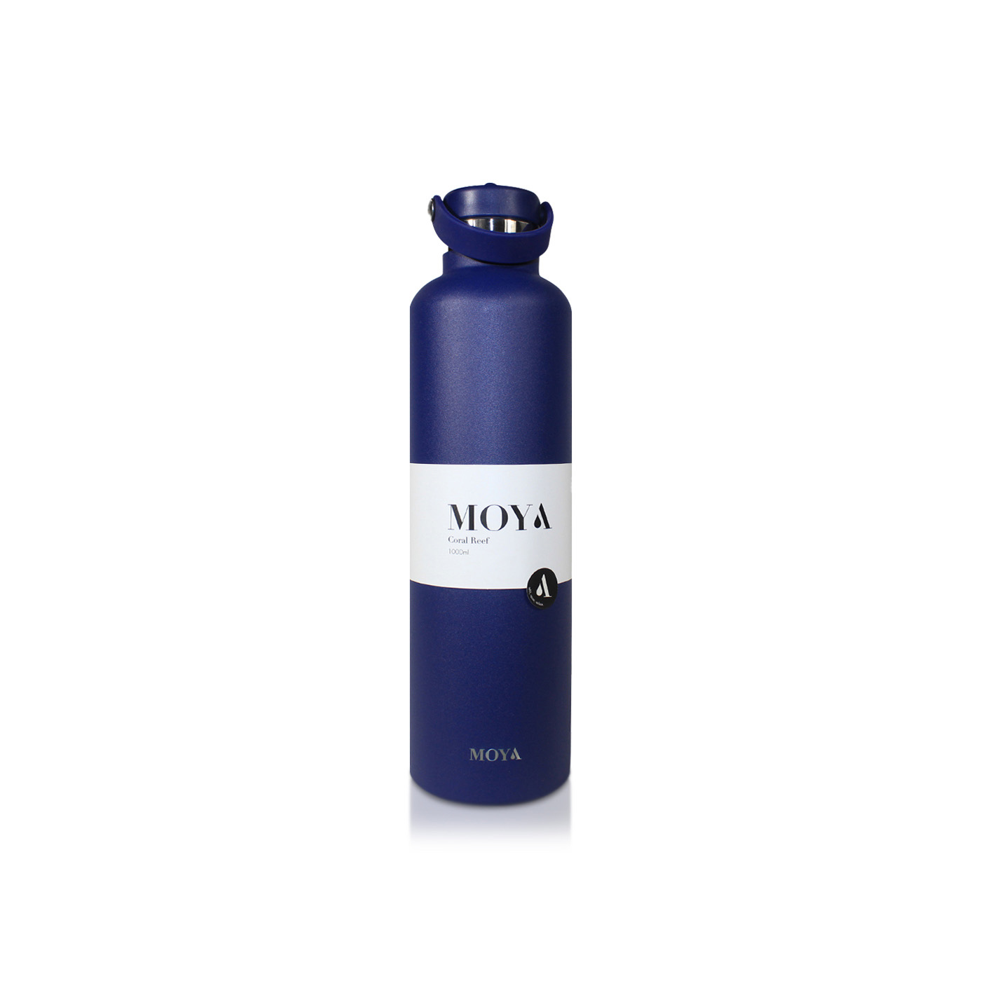 Moya Coral Reef Insulated and Sustainable Water Bottle Navy 1 litre