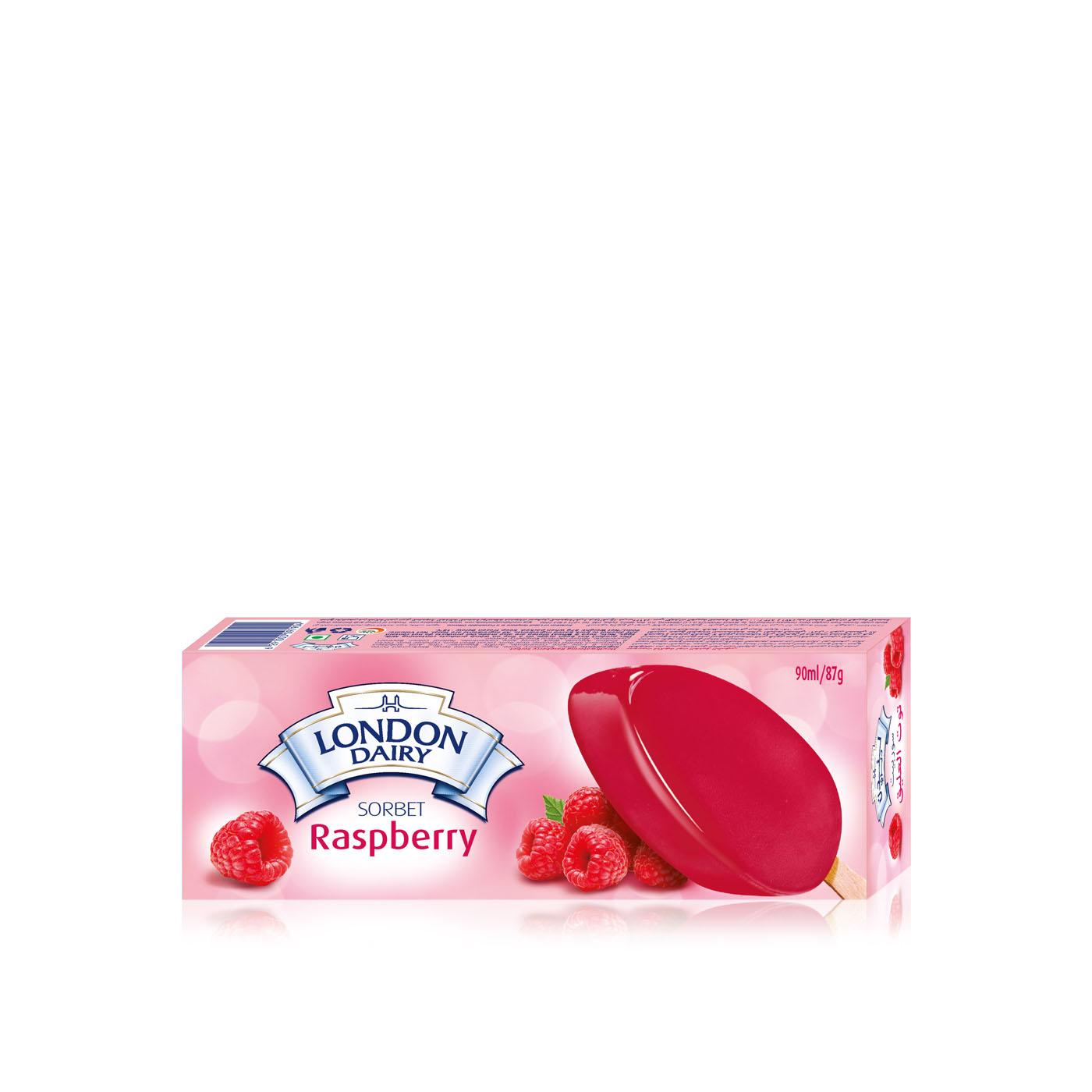 London Dairy Sorbets Raspberry Stick 90Ml
