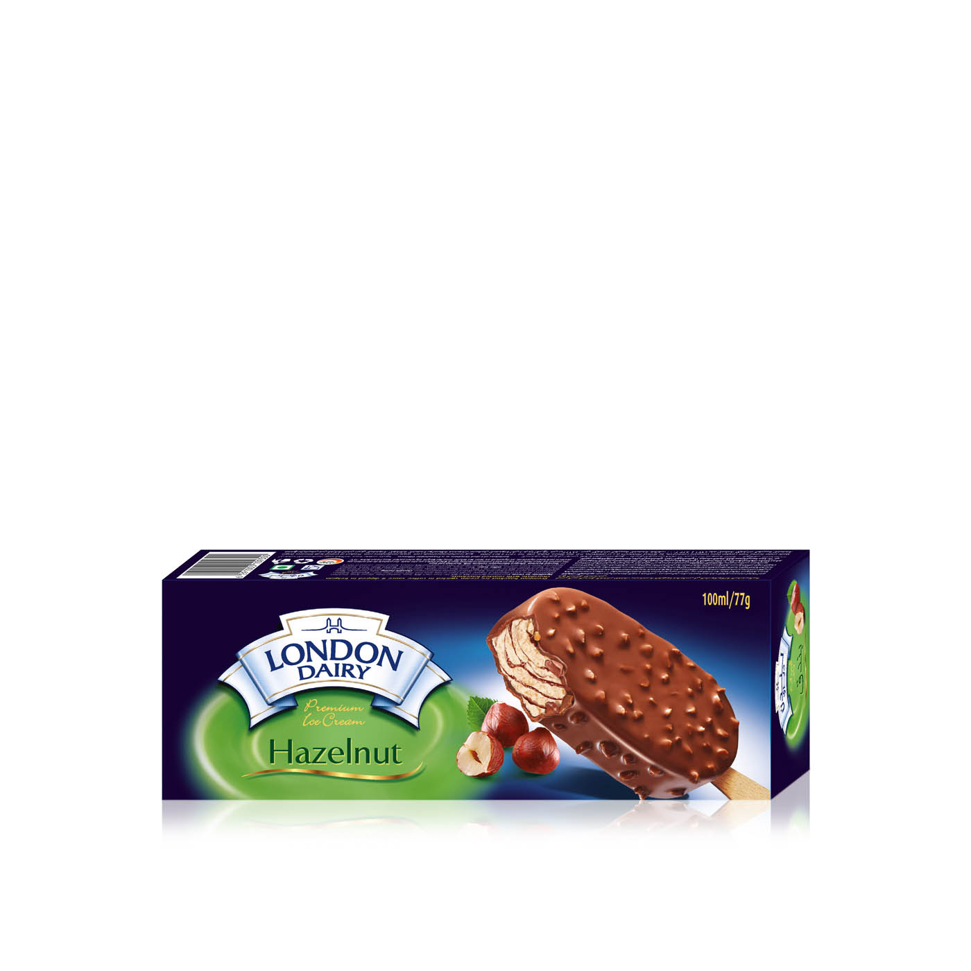 London Dairy Hazelnut Ice Cream Stick 100Ml