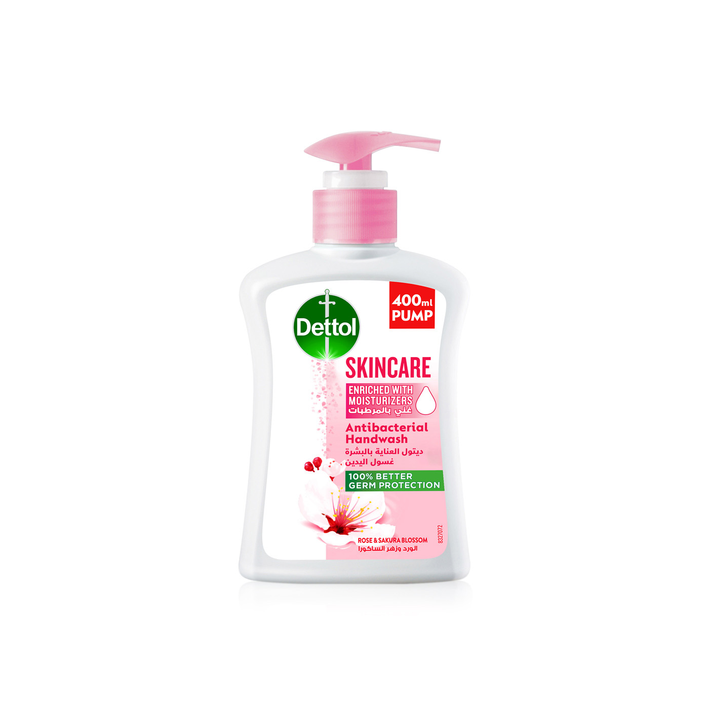 Dettol Skincare Antibacterial Handwash Rose and Sakura Blossom 400ml