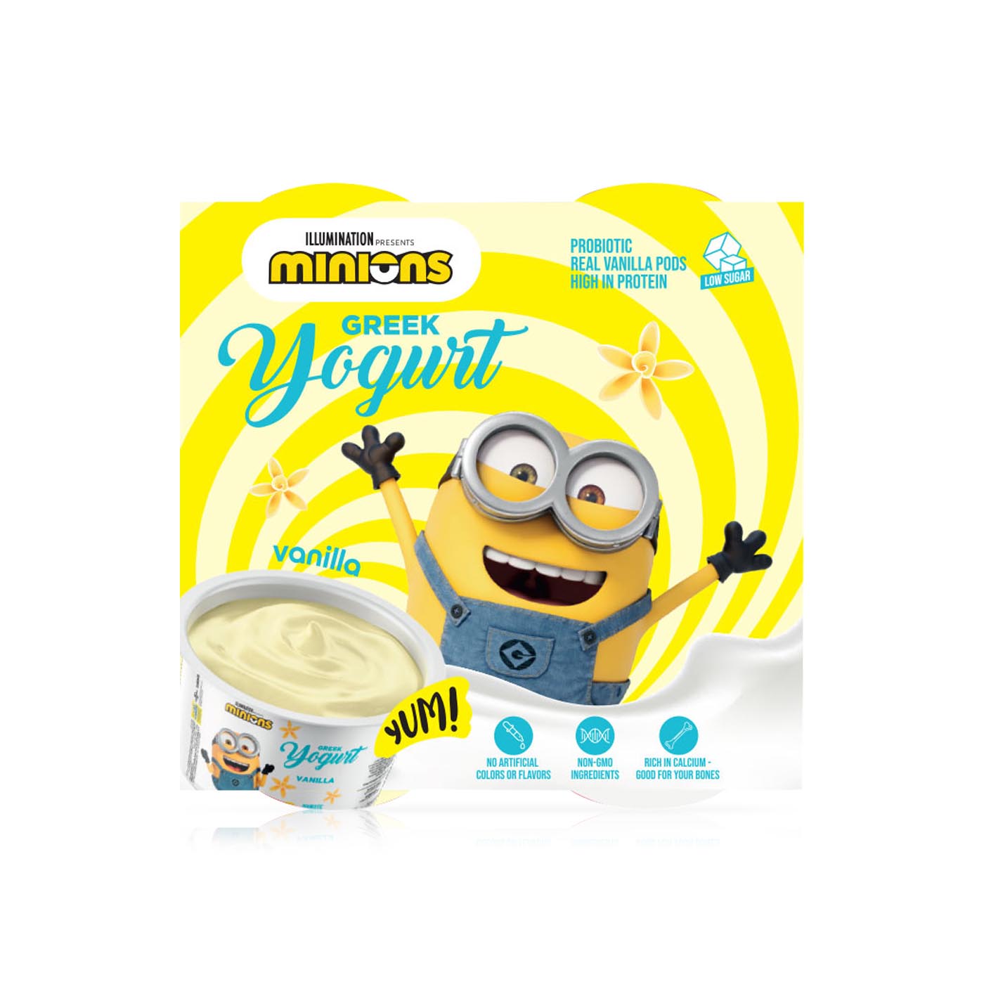 Balade Minions Vanilla Greek Yoghurt 100g x 4