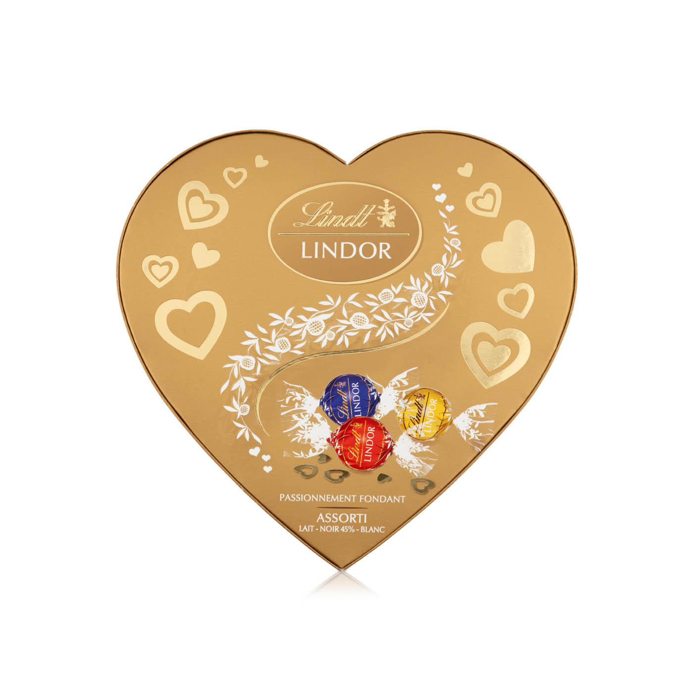 Lindt Lindor Valentine's Day Assorted Chocolates Heart Tin 200g