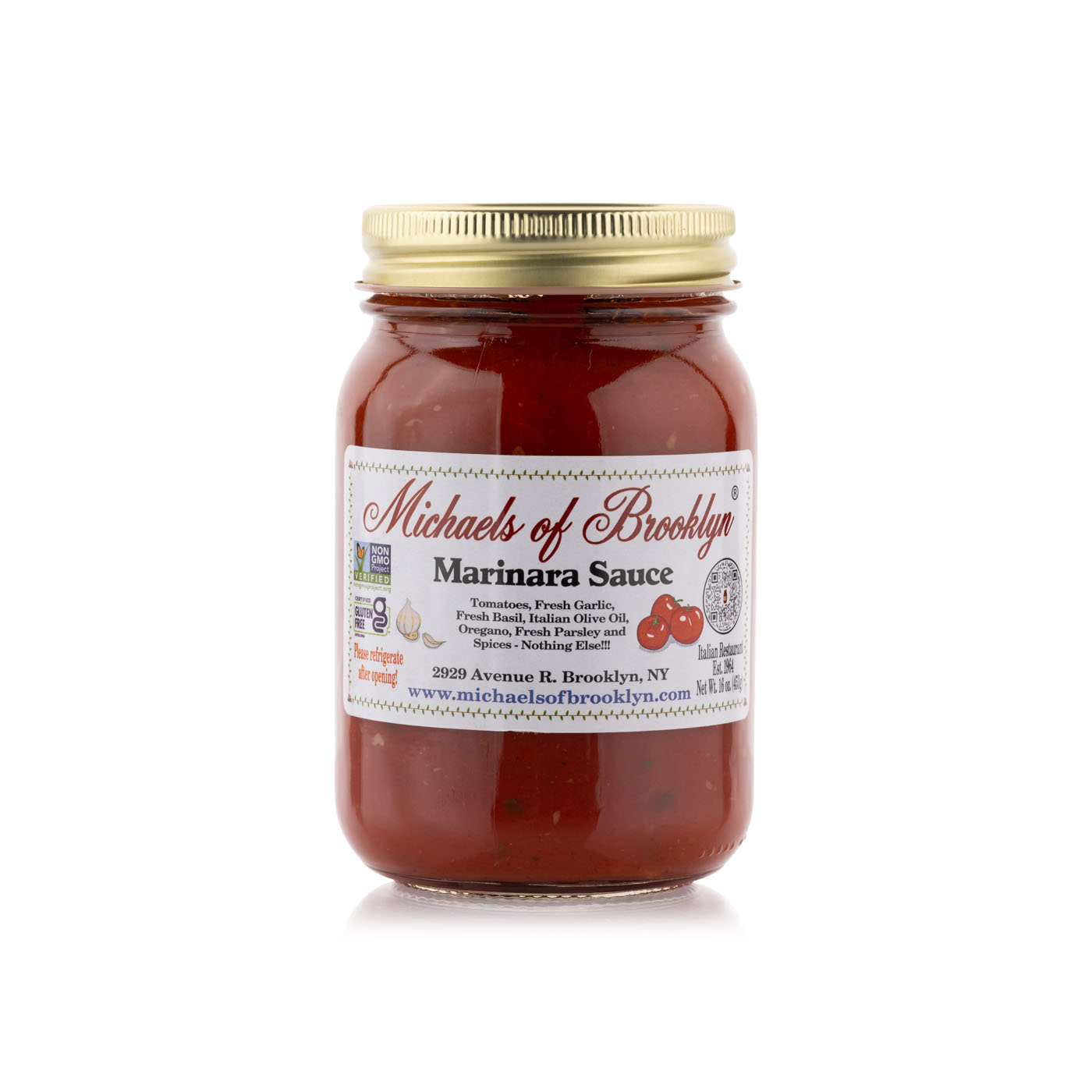 Michaels of Brooklyn Marinara Sauce 453g