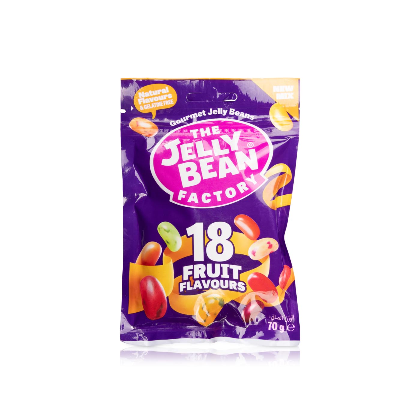 The Jelly Bean Factory 18 Fruit Flavour Jelly Bean Mix 70g