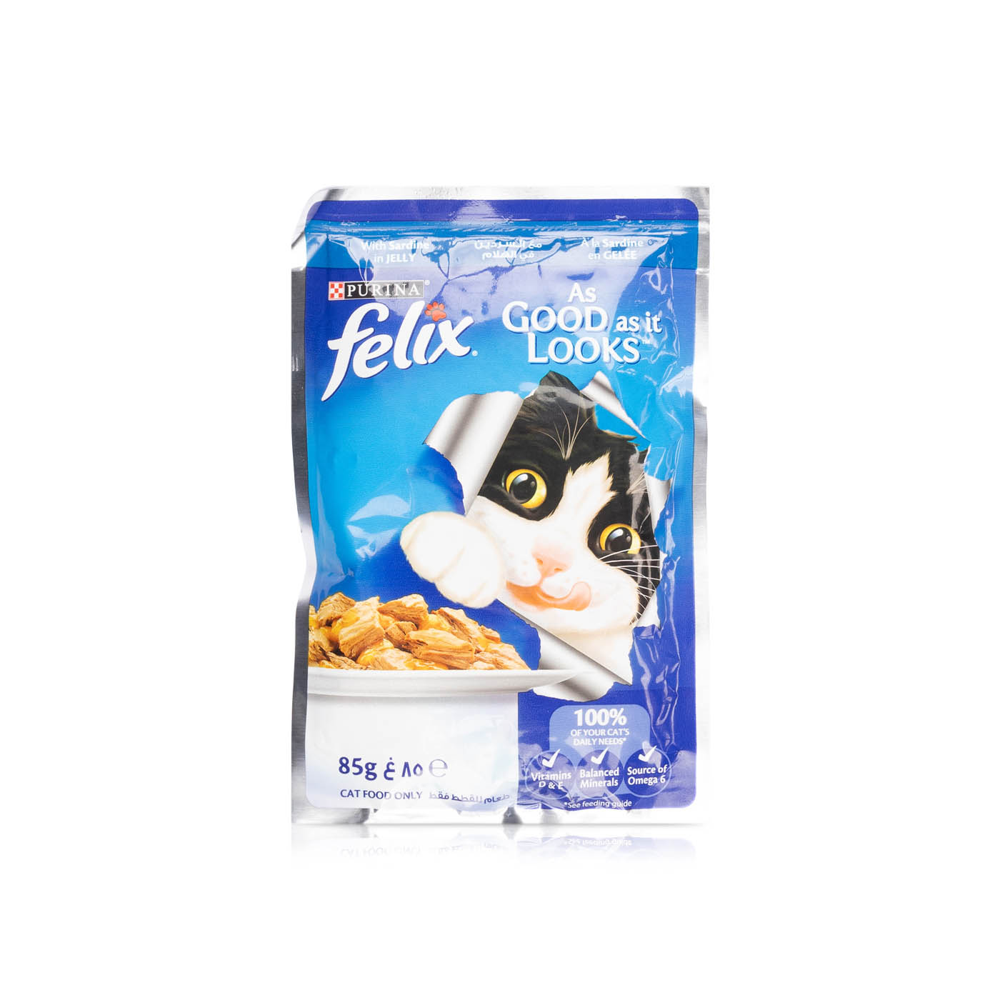 Felix Sardine in Jelly Cat Food 85g