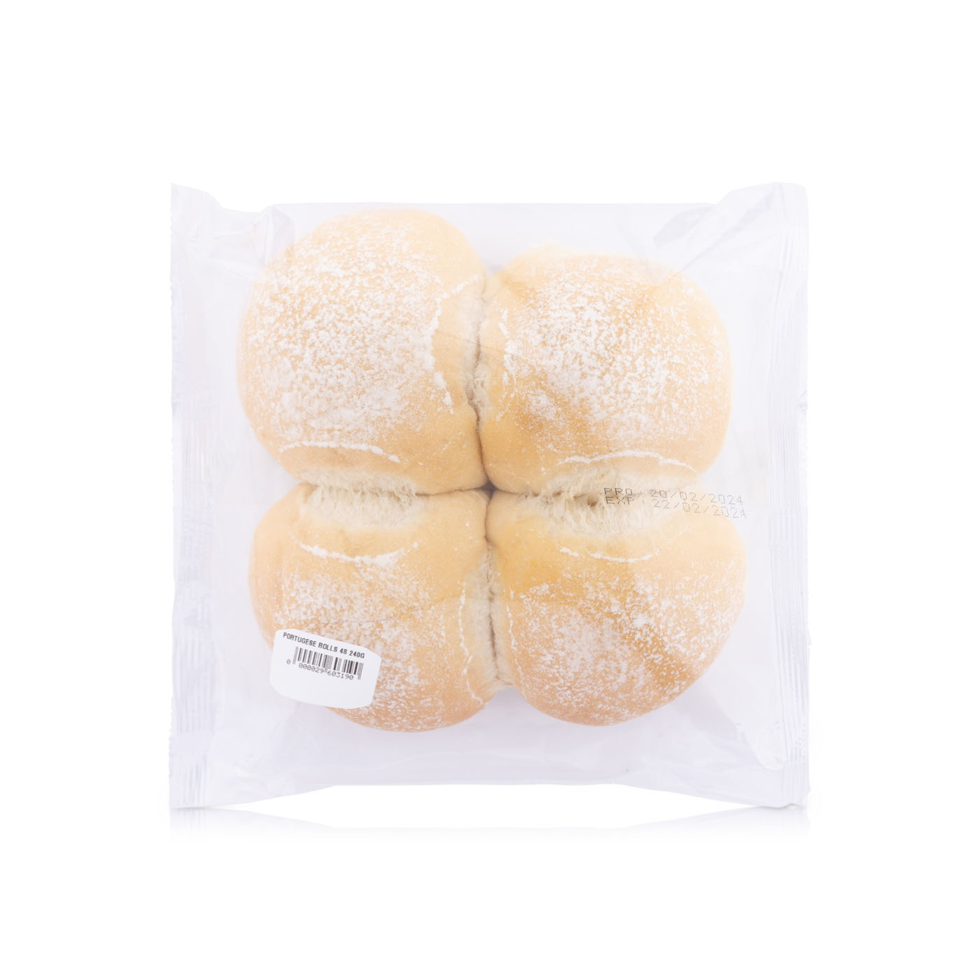 Portuguese Rolls 60g x 4 Pack