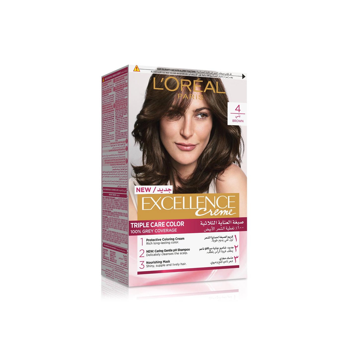 L'oreal Paris Excellence Creme Permanent Hair Colour 4.0 Brown