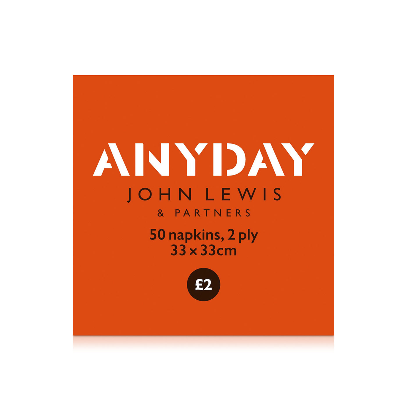 Essential Waitrose napkins x50 Spinneys UAE