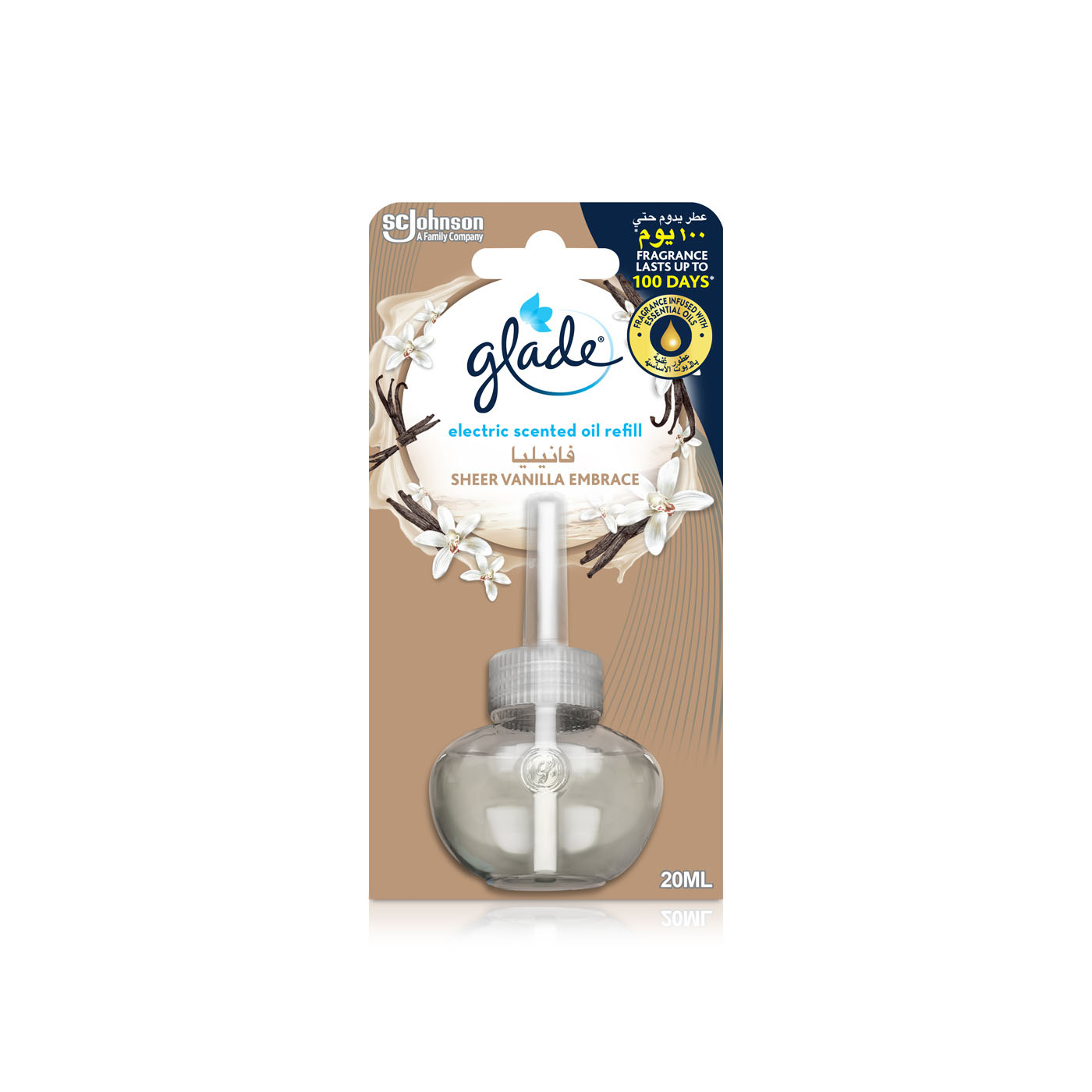 Glade Scented Oil Vanilla Refill 20ml