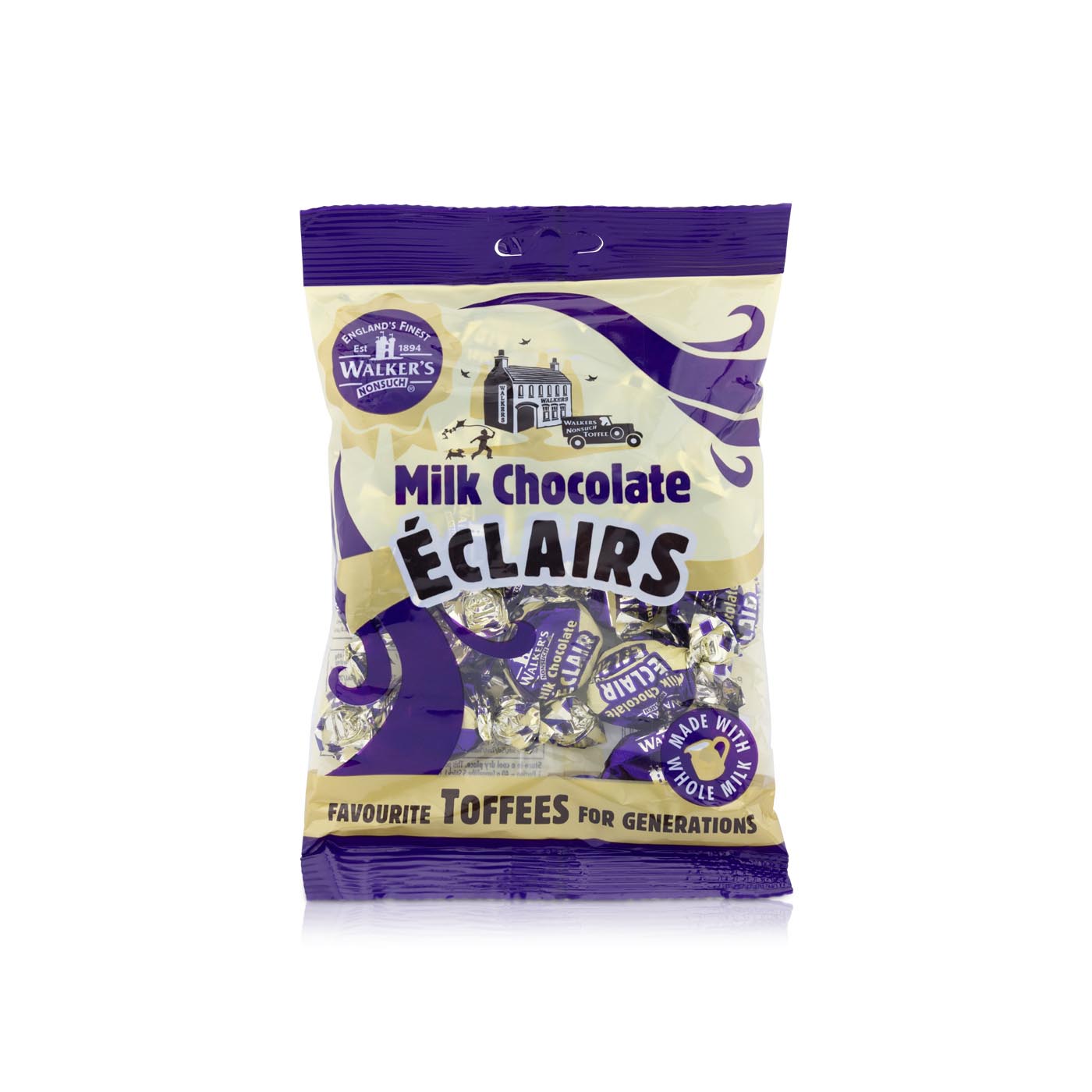 Walker's milk chocolate eclairs 150g Spinneys UAE