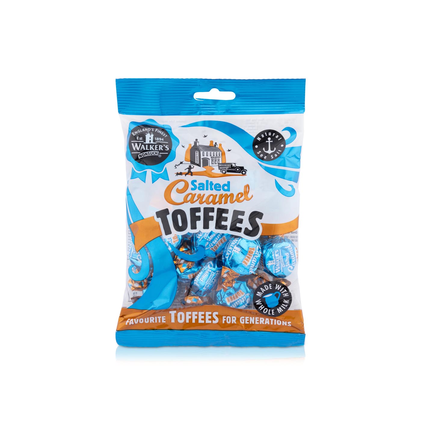 Walker's Salted Caramel Toffees 150g