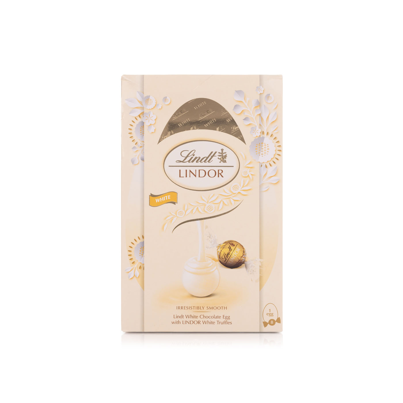 Lindt White Chocolate Egg with White Truffles 260g