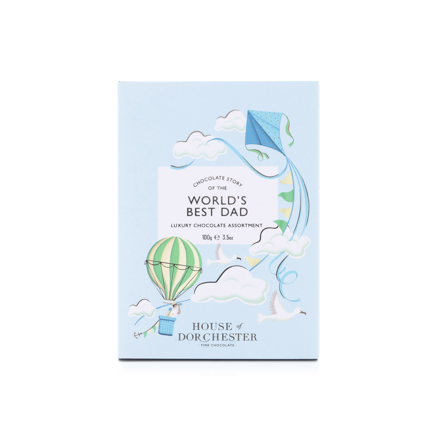 House of Dorchester World's Best Dad Chocolate Book Box 100g