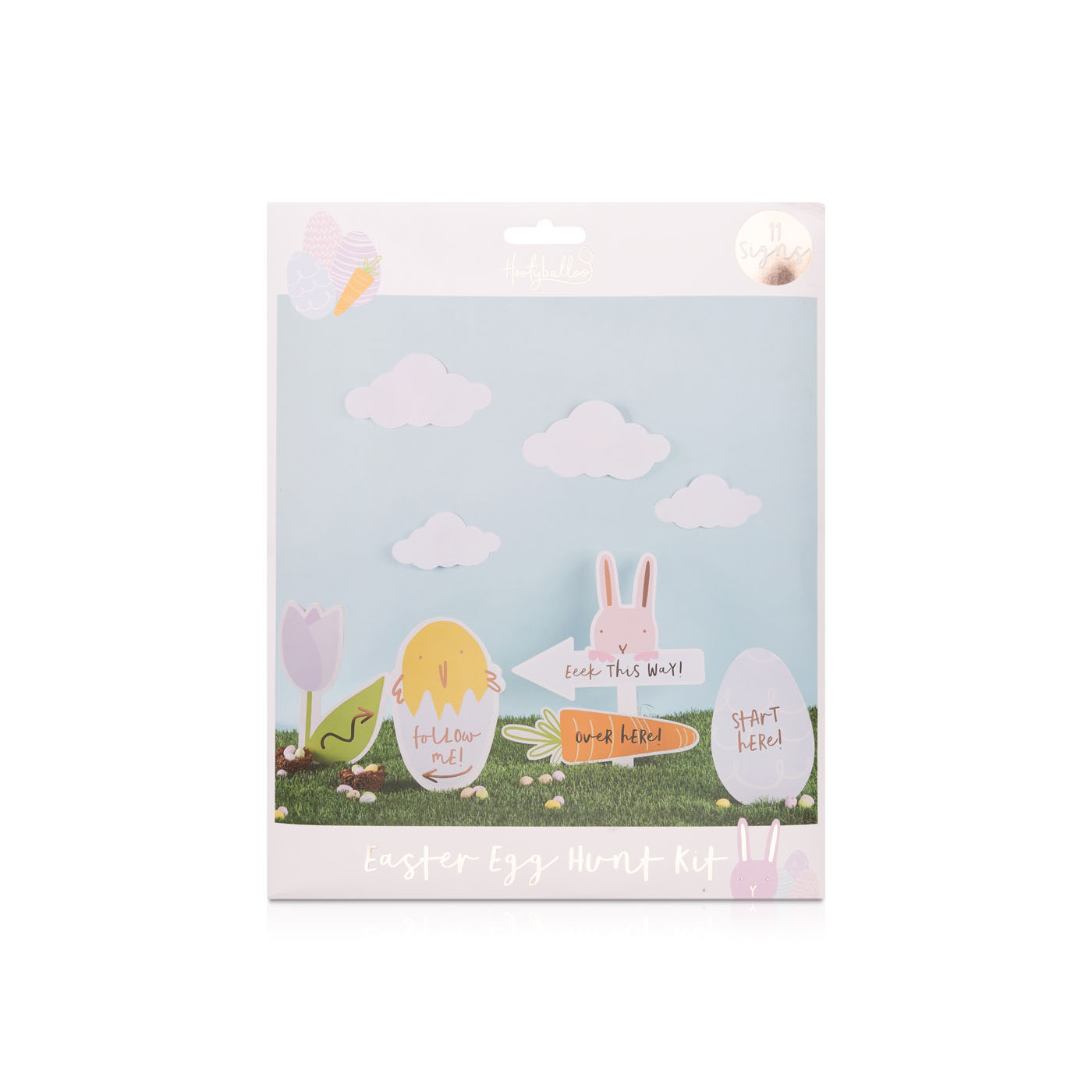Hootyballoo Easter Egg Hunt Kit 11 Pieces