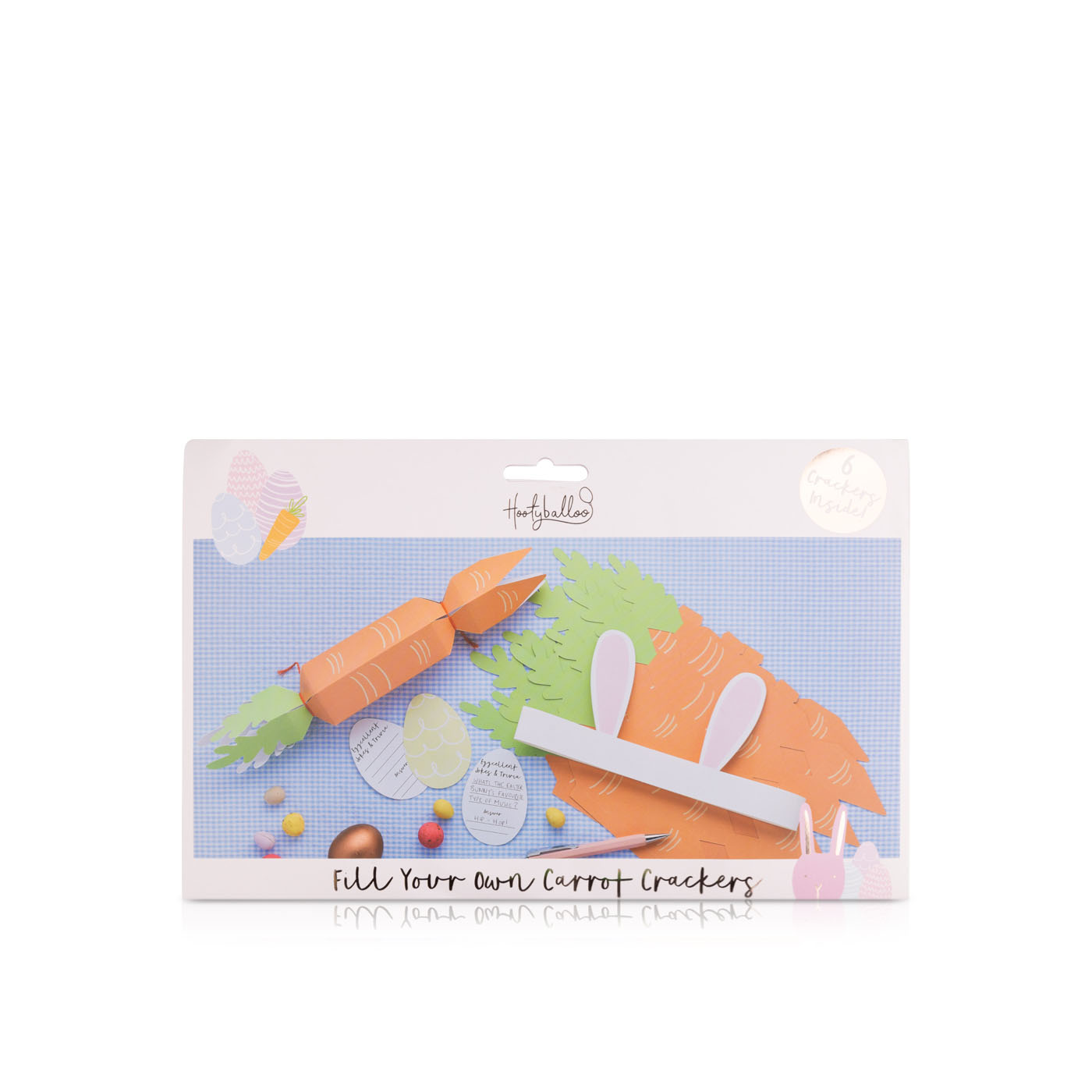 Hootyballoo Carrot Diy Crackers 6 Pack