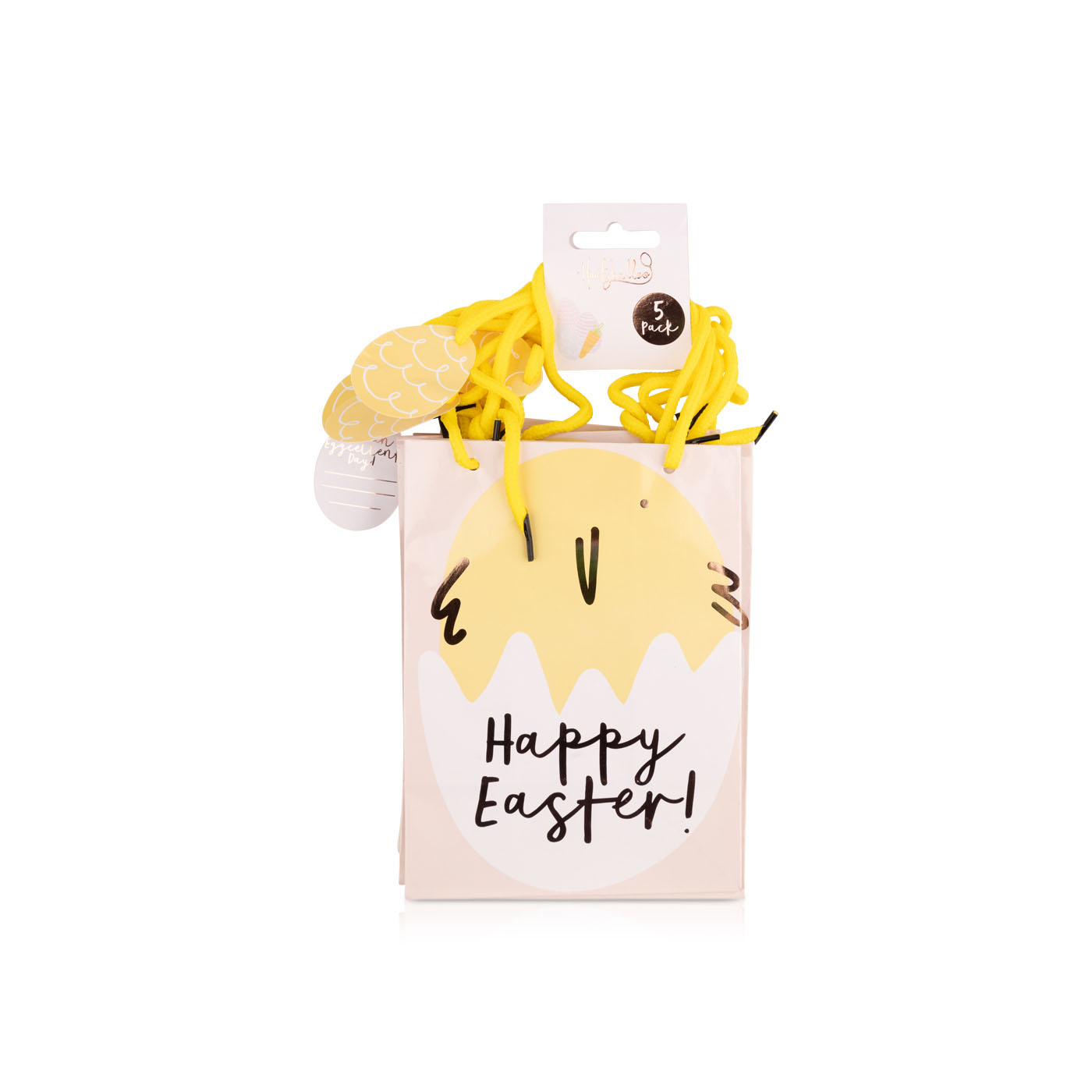 Hootyballoo Happy Easter Chick Gift Bag 5 Pack