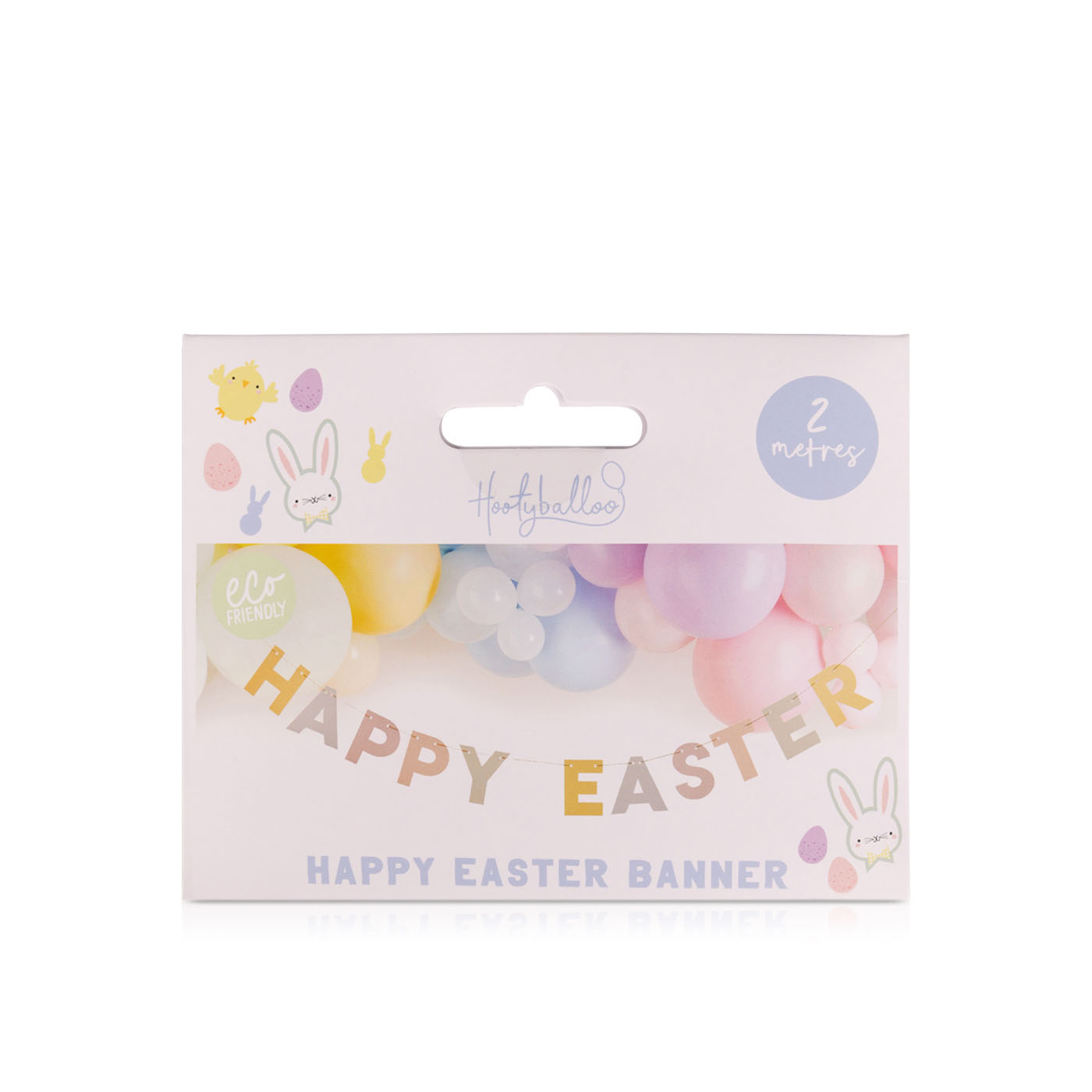 Hootyballoo Happy Easter Card Banner 2m
