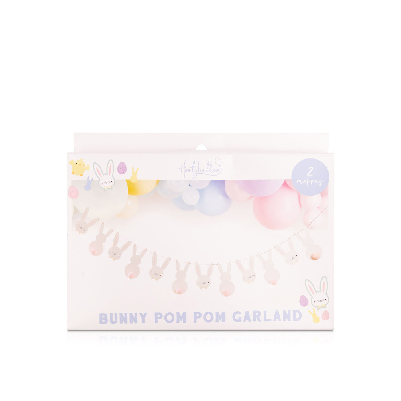 Hootyballoo Bunny Pom Pom Garland 2m