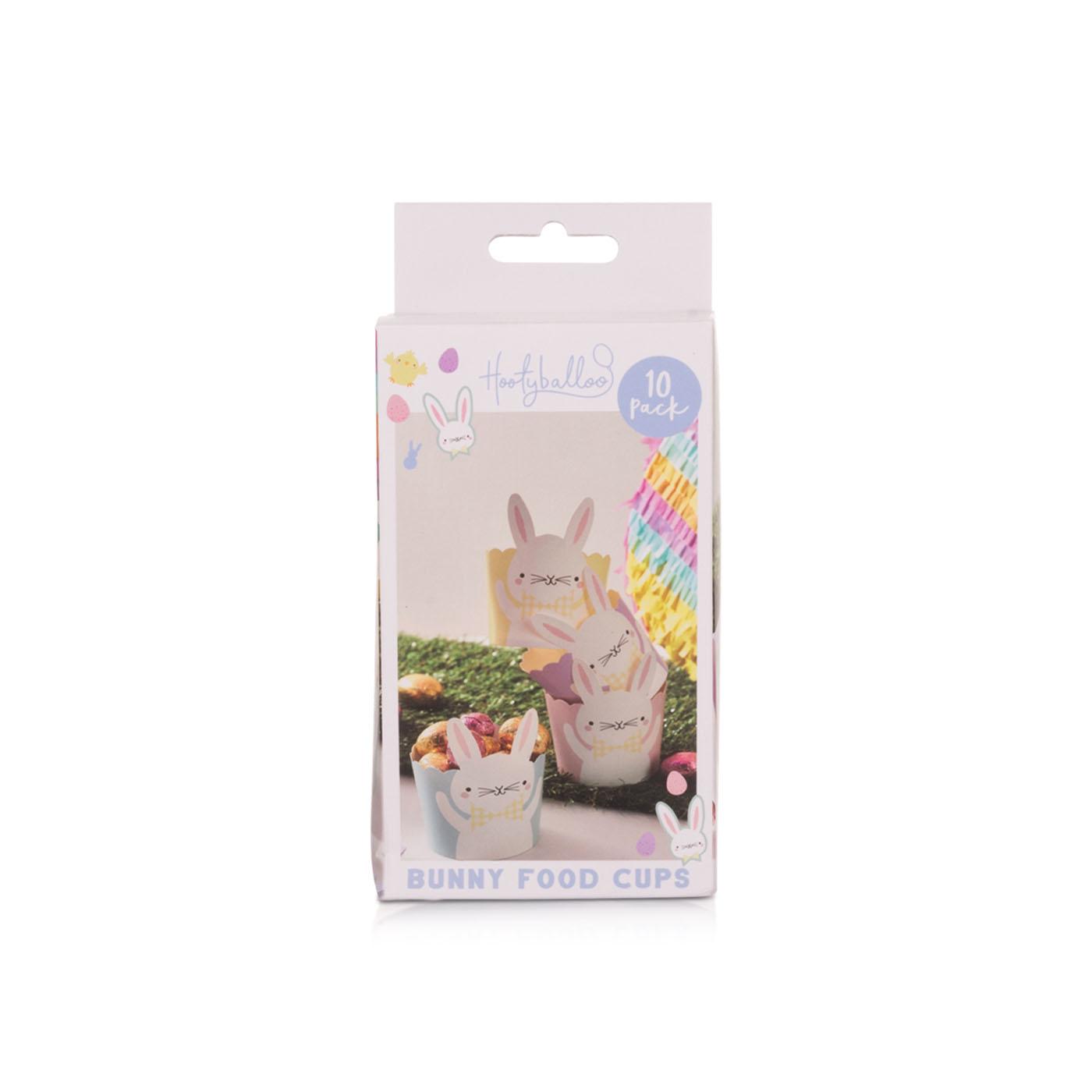 Hootyballoo Easter Bunny Food Cups 10 Pack