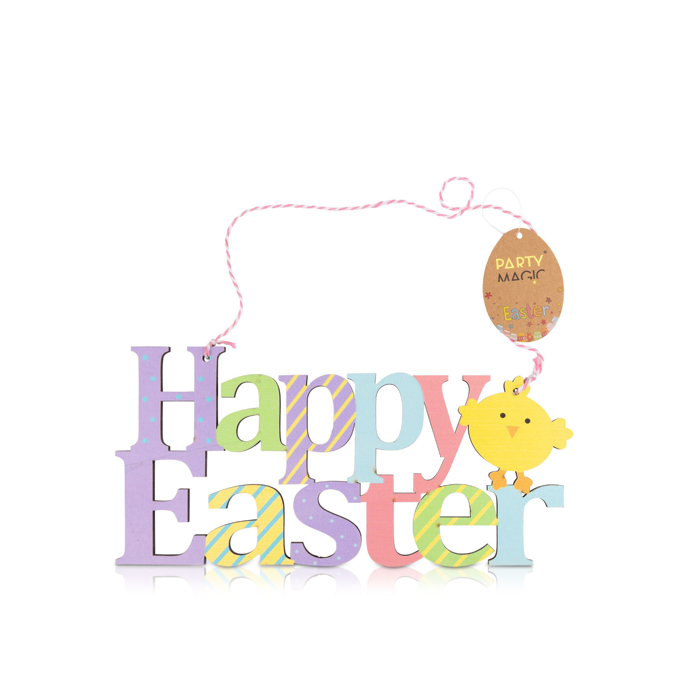 Party Magic Happy Easter Blessing Door Sign 25cm