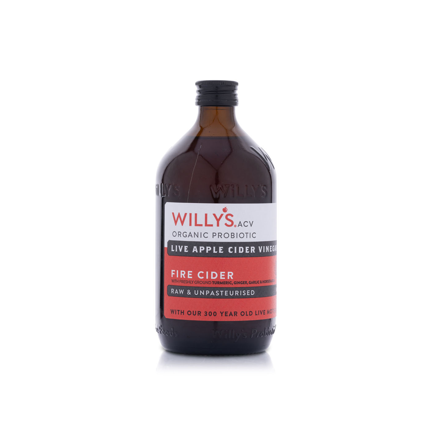 Willy's Organic Apple Fire Cider Vinegar 500ml