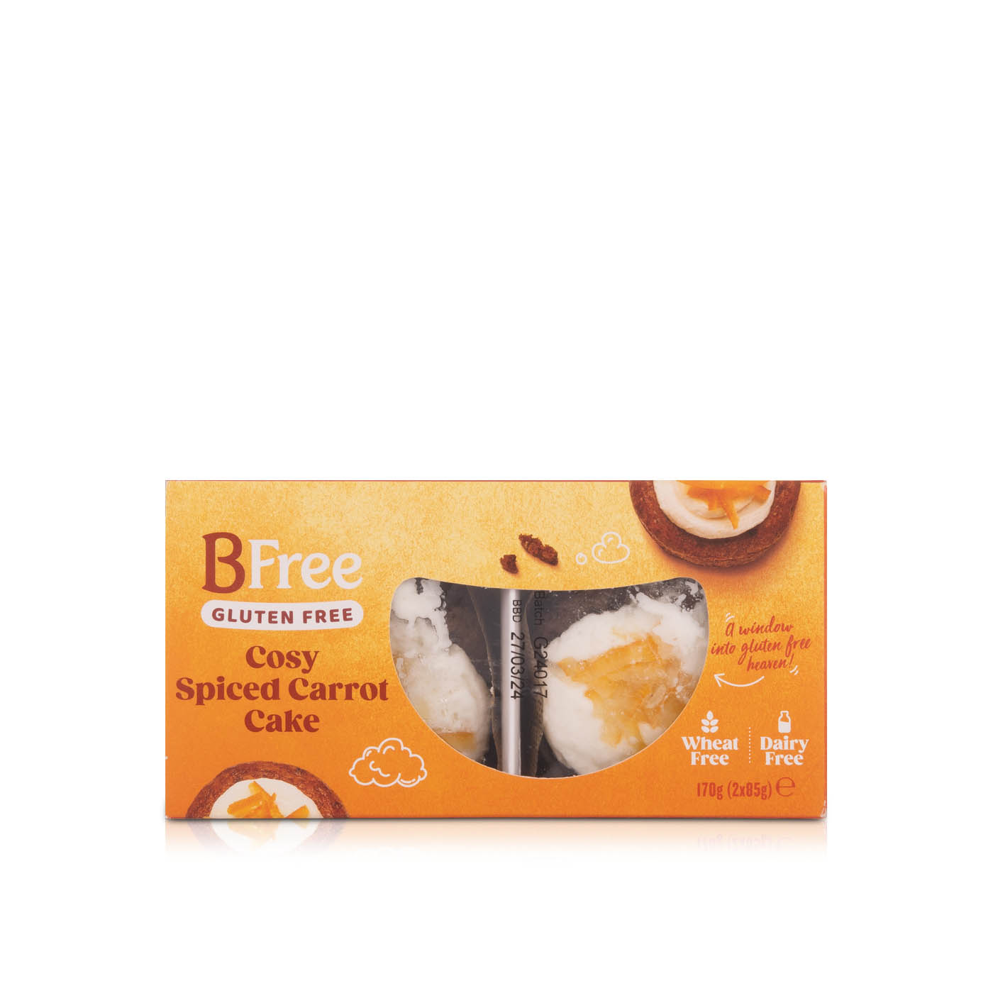 BFree Gluten-Free Cosy Spiced Carrot Cake 170g