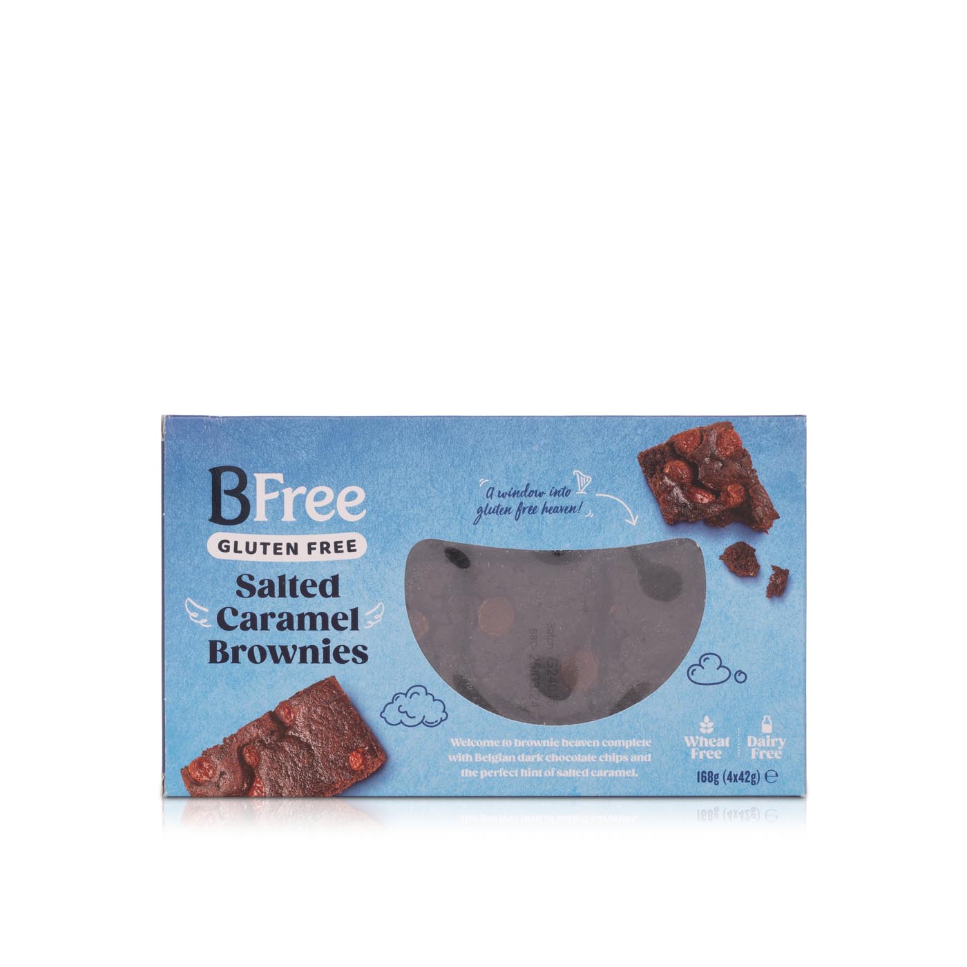 BFree Gluten-Free Salted Caramel Brownies 168g