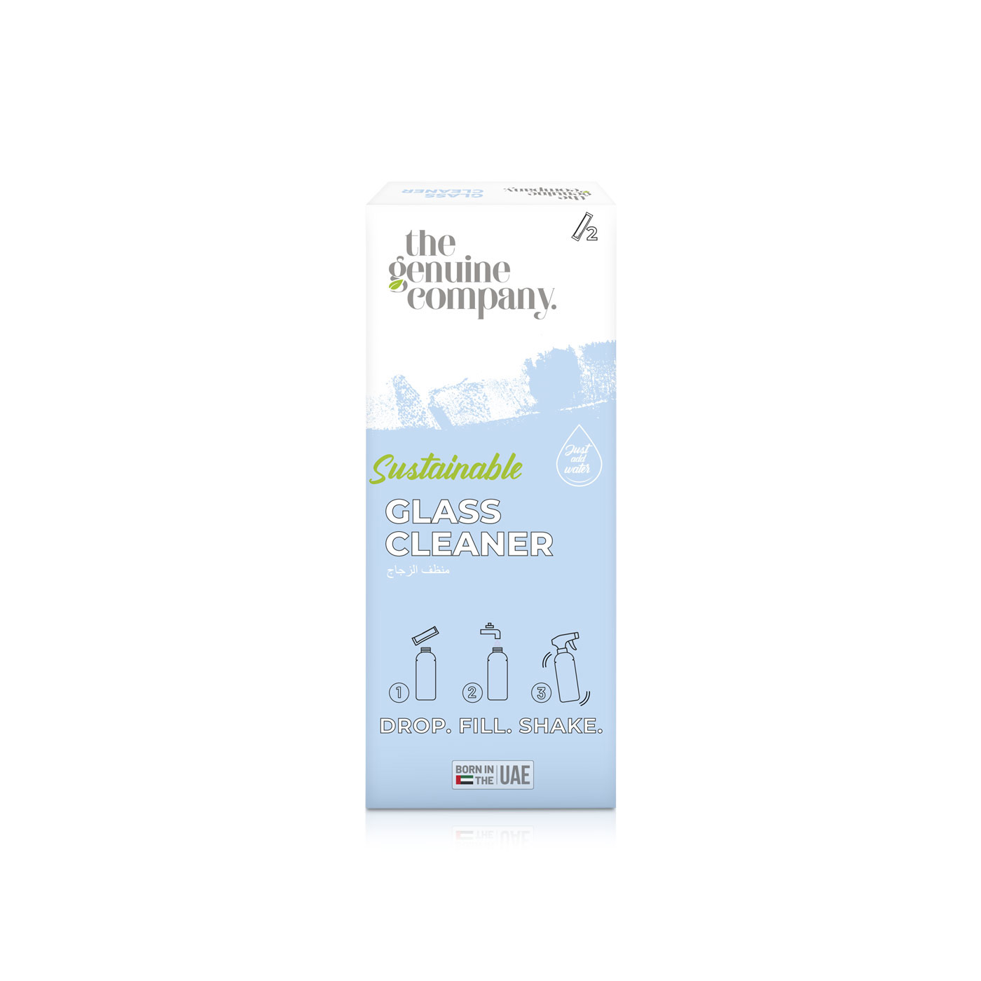 The Genuine Company Glass Cleaner Refill 2 x 20g