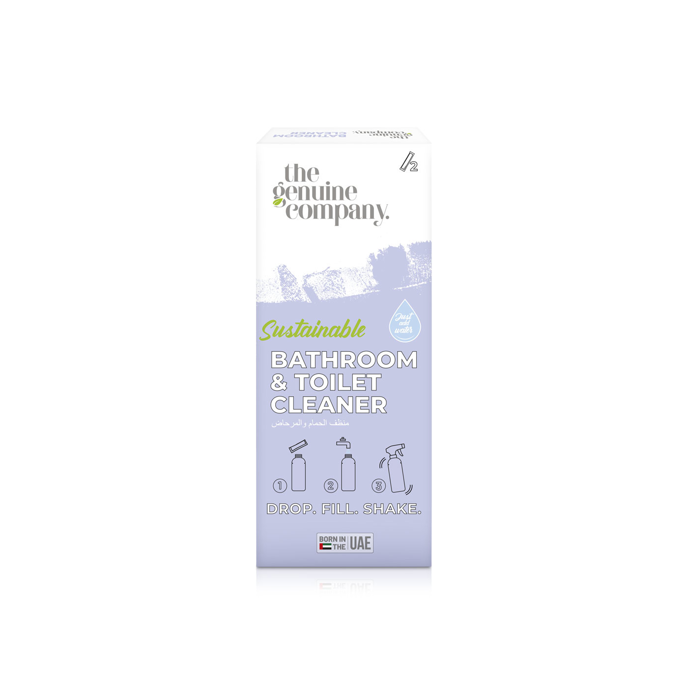 The Genuine Company Bathroom Cleaner Refill 2 x 20g