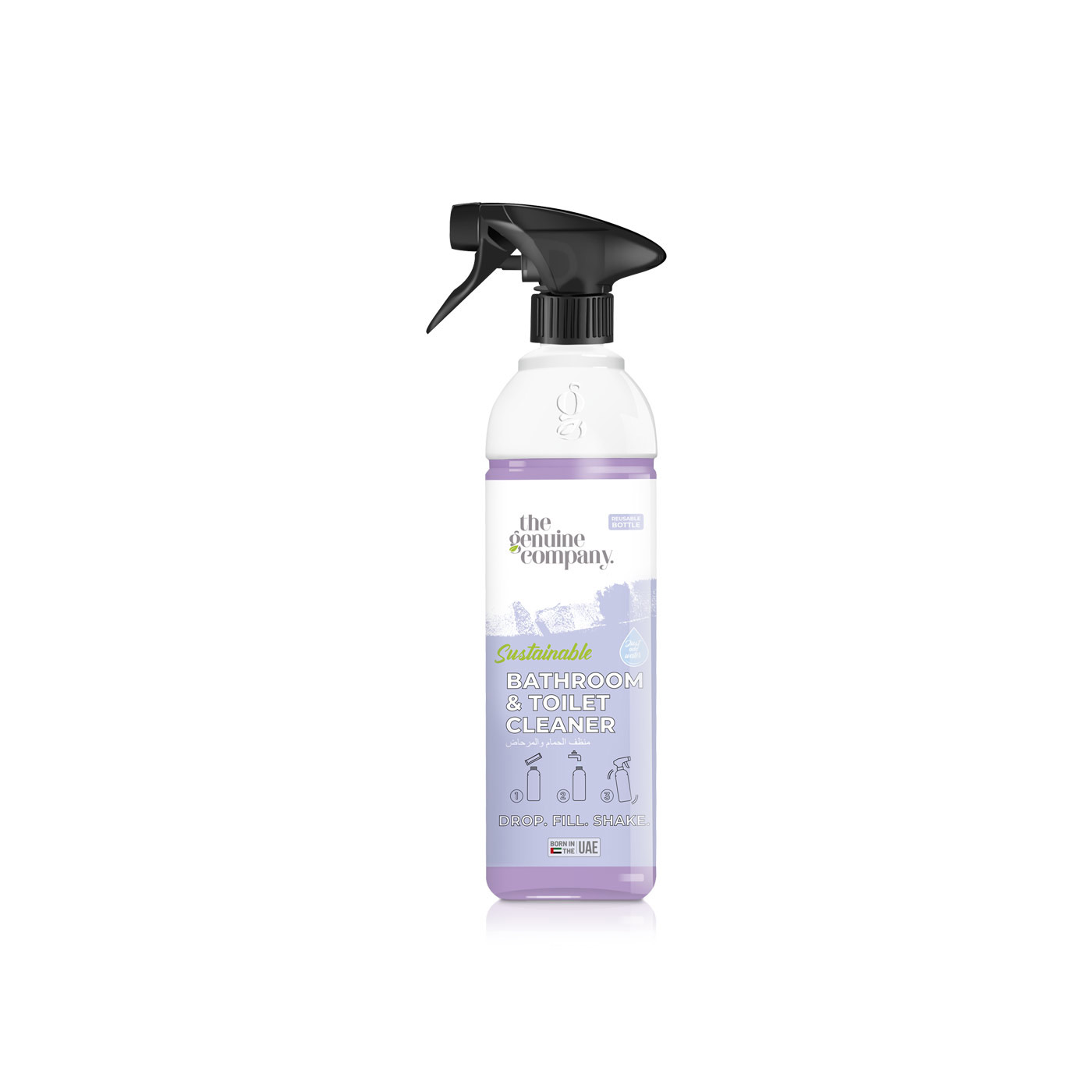 The Genuine Company Bathroom Cleaner Bottle with Refill