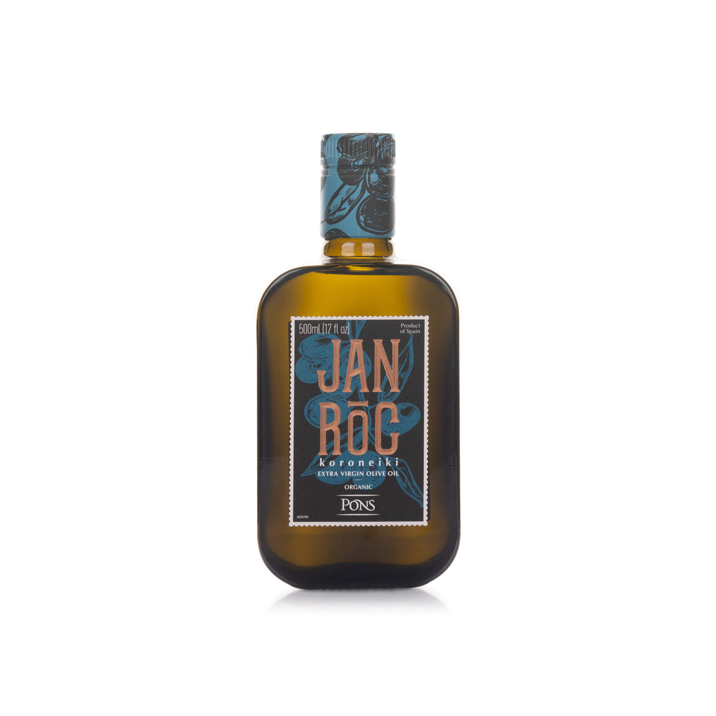 Pons Janiroc Koroneiki Extra Virgin Olive Oil Organic 500ml