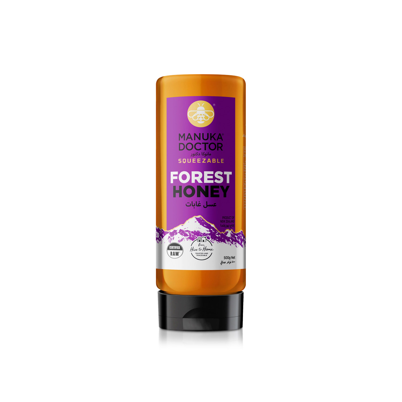 Manuka Doctor Squeezable Forest Honey 500g