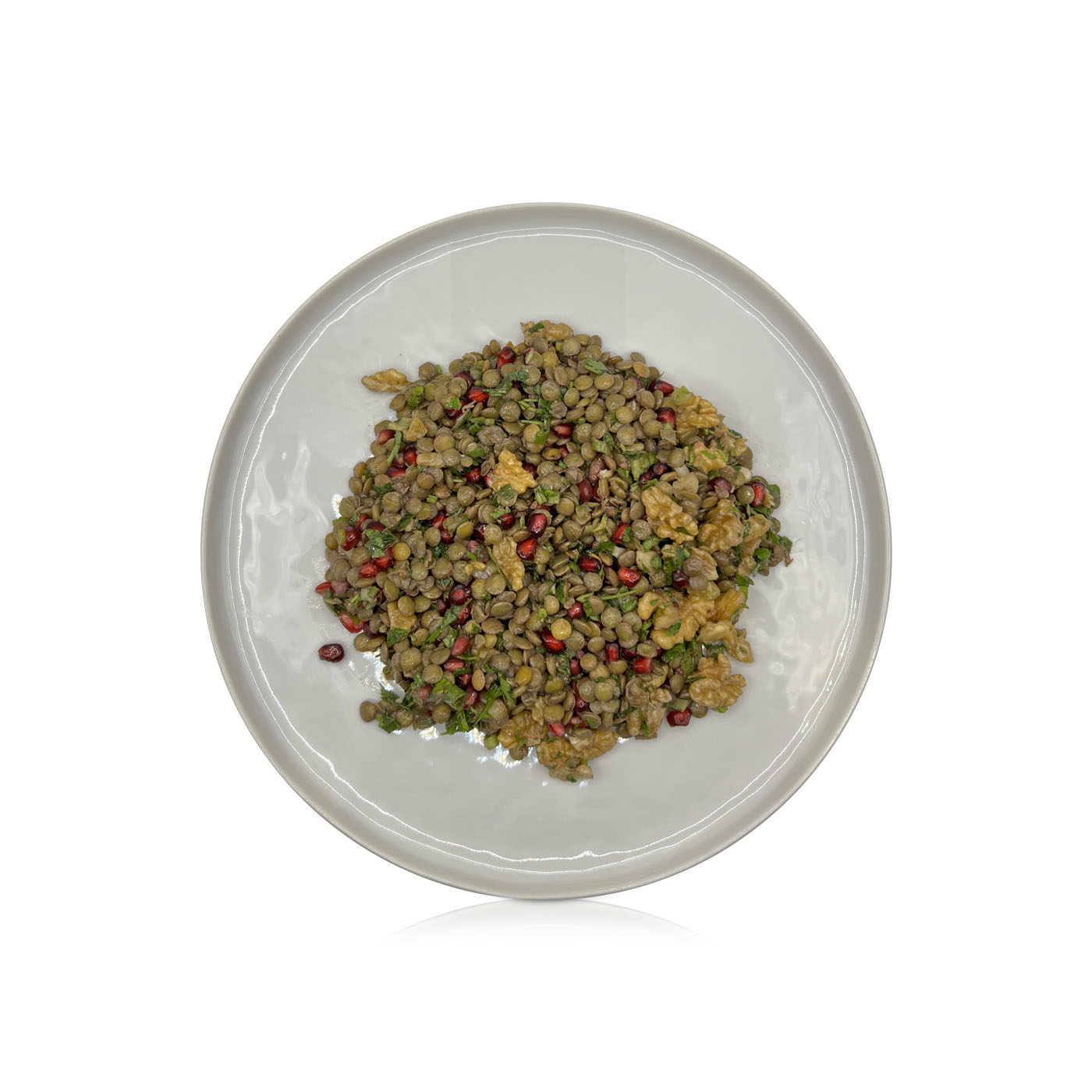 Lentil, Walnut and Pomegranate Salad