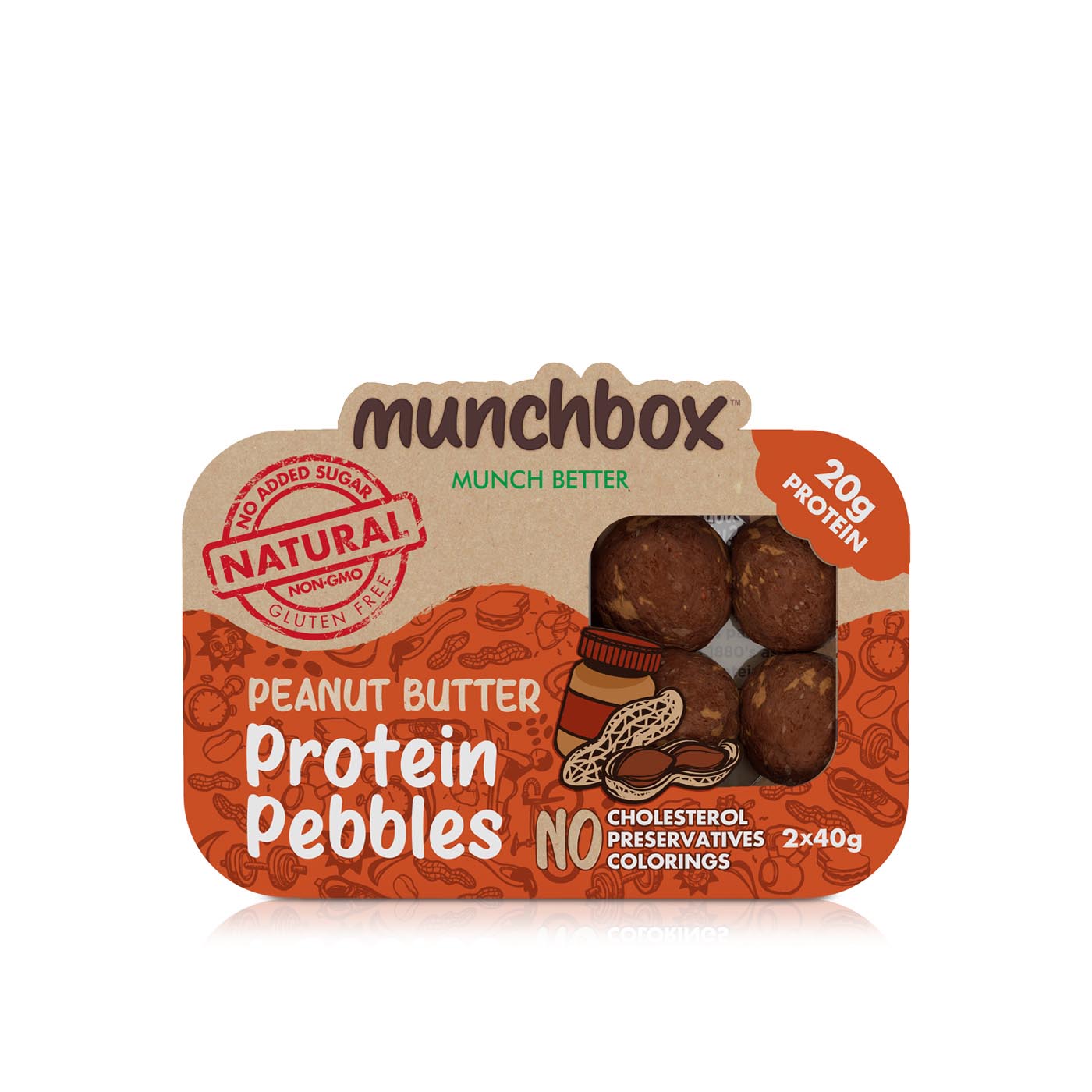 Munchbox Peanut Butter Protein Pebbles 80g