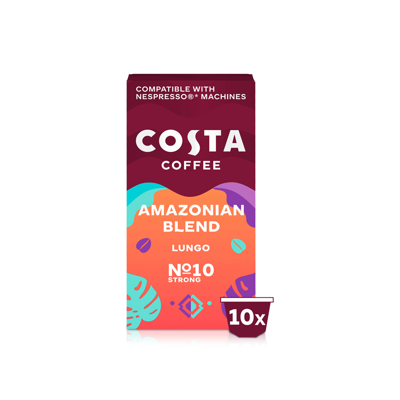 Costa Coffee Intensely Dark Amazonian Capsules x 10 57g