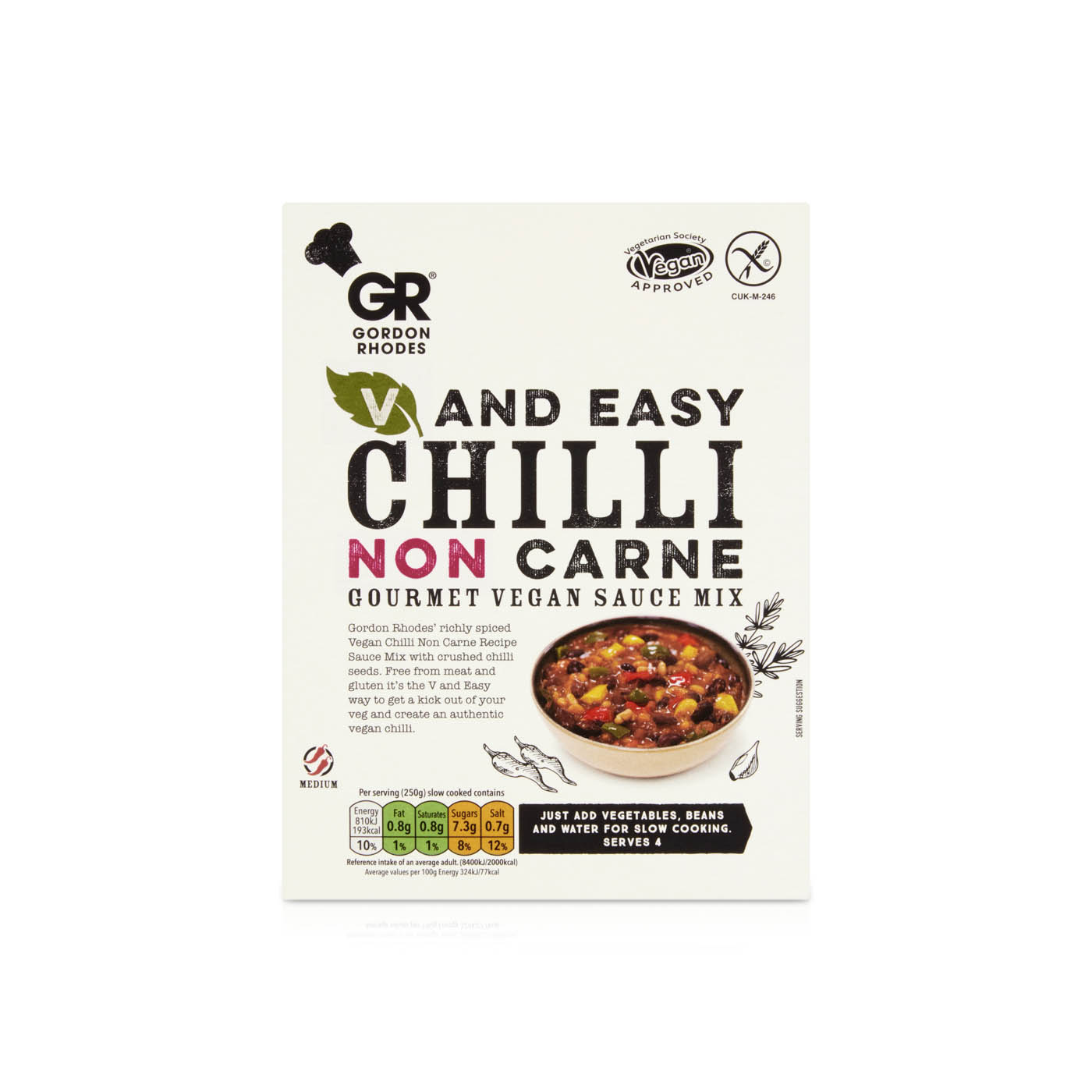 Gordon Rhodes Chilli Non Carne Vegan Sauce Mix 75g