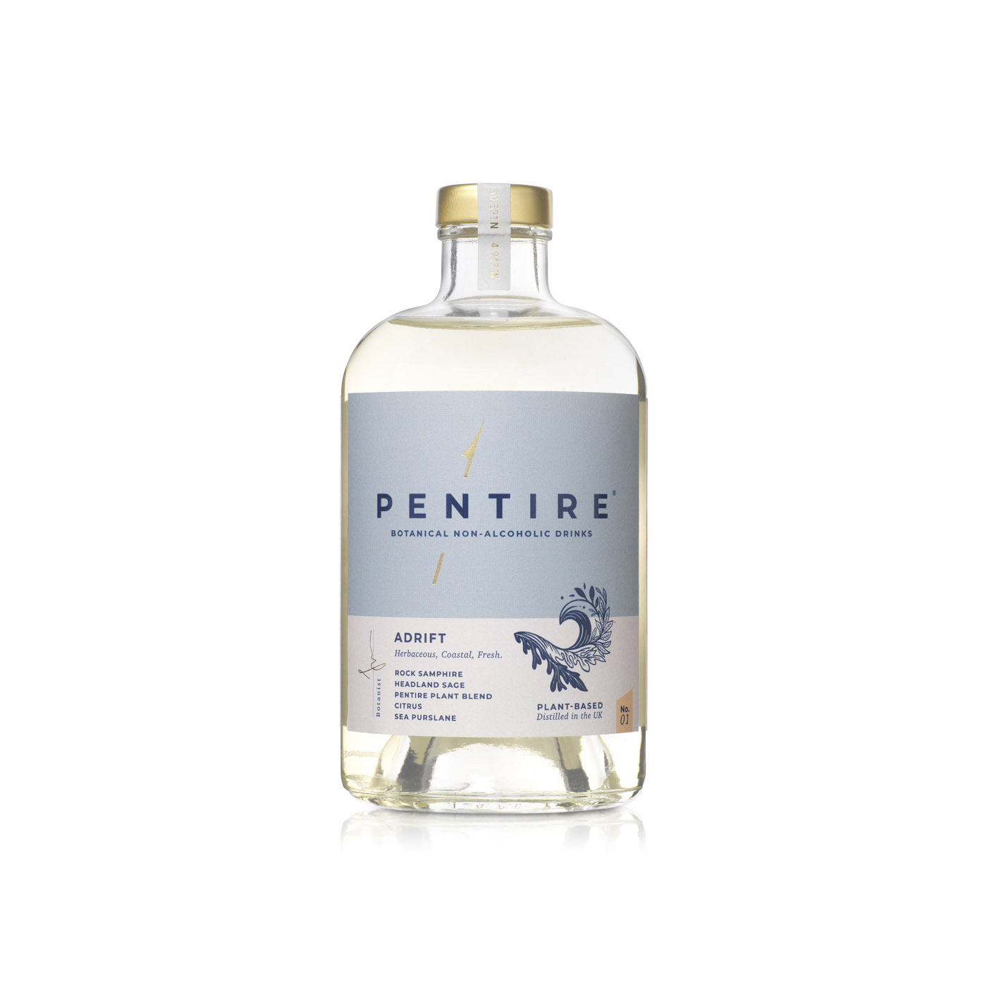 Pentire Botanical Non Alcoholic Spirits Adrift 700ml
