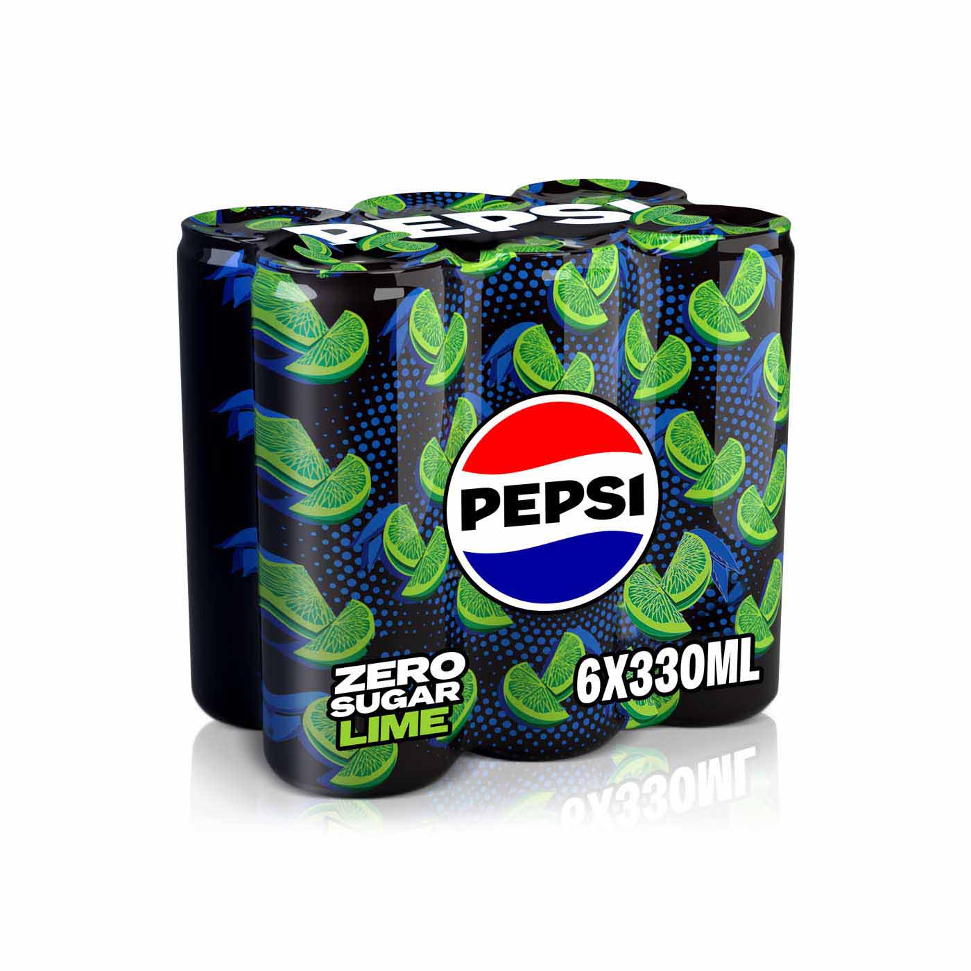 Pepsi Black Lime Cans 6 x 330ml