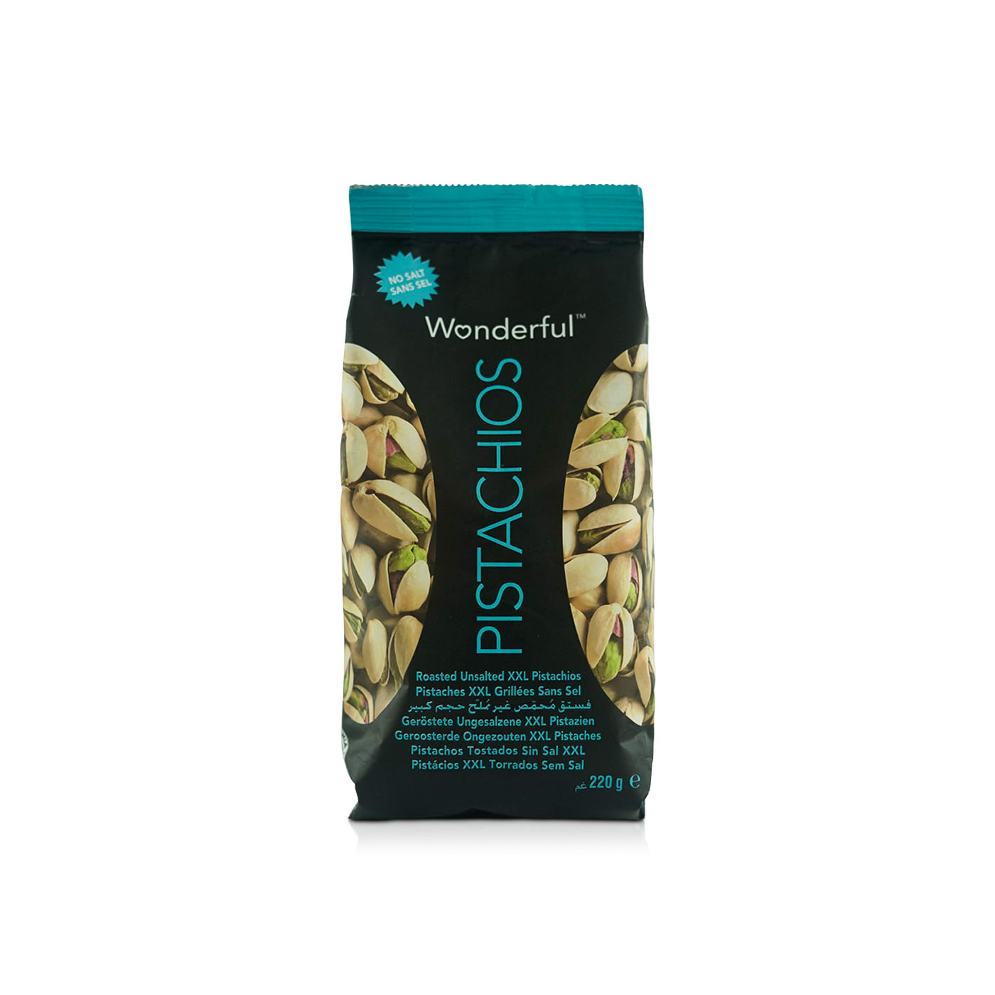 Wonderful Pistachios Unsalted Xxl 220g