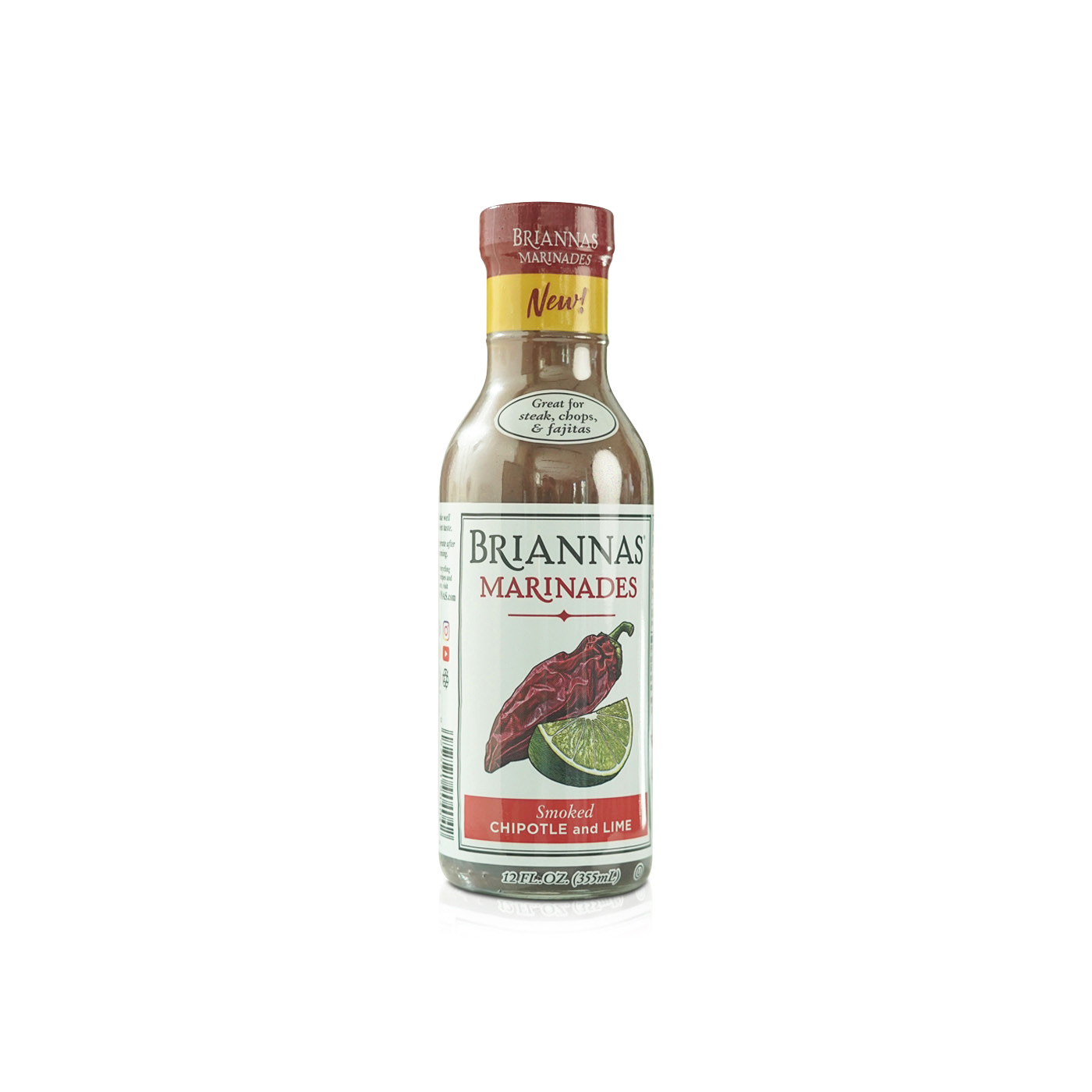 Briannas Marinades Smoked Chipotle and Lime 355ml