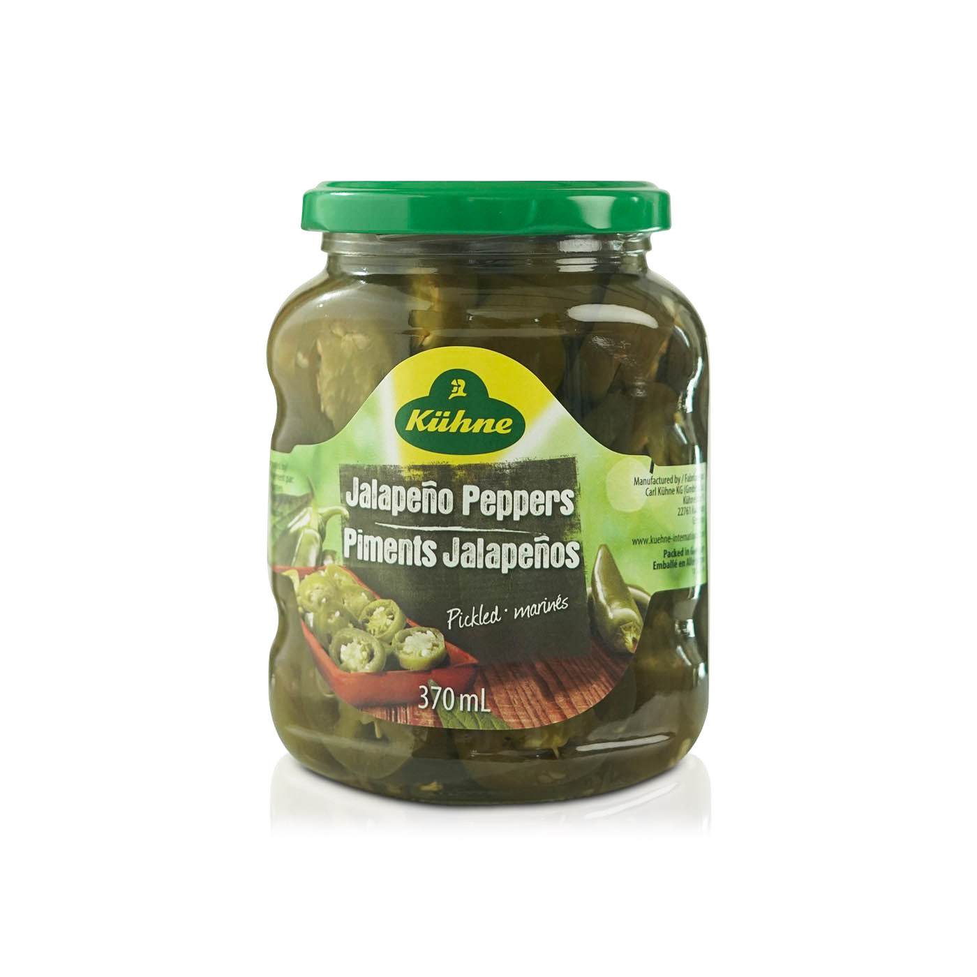 Kuhne Jalapeno Peppers 370ml