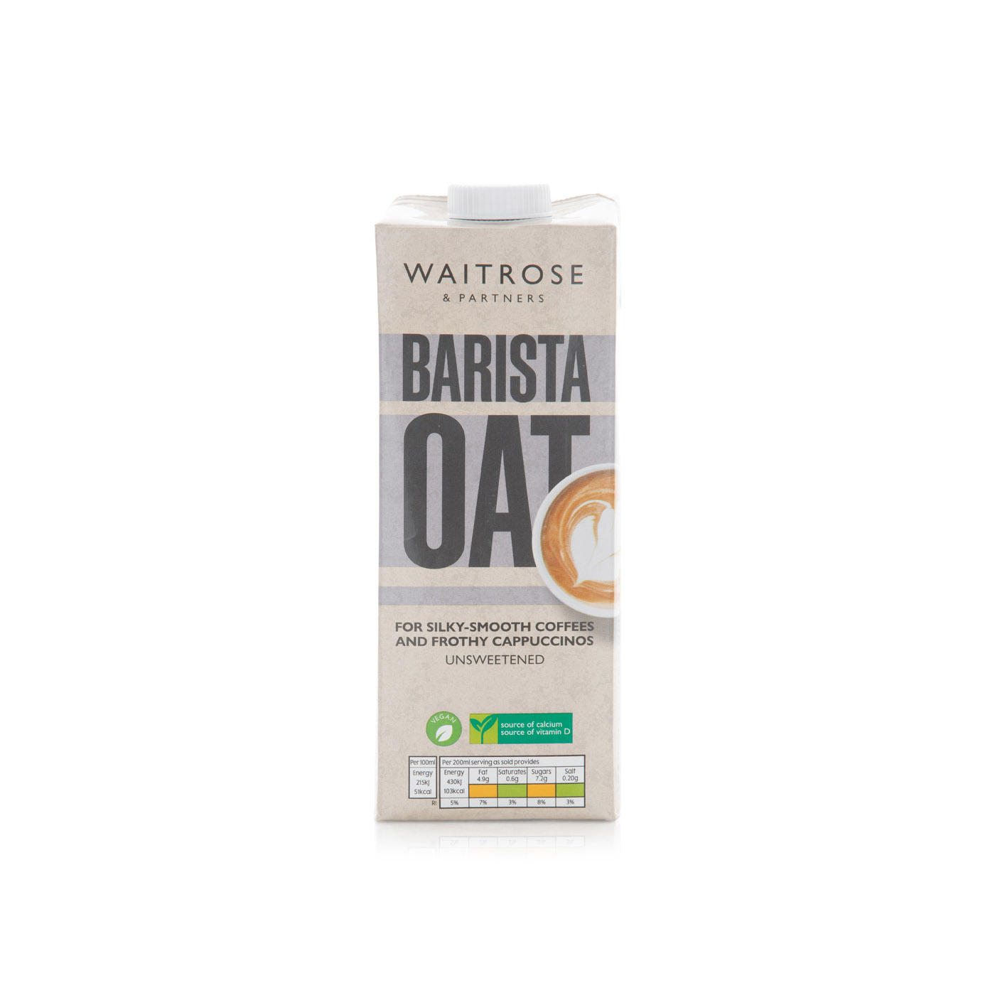 Waitrose Barista Oat Long Life Drink 1 litre