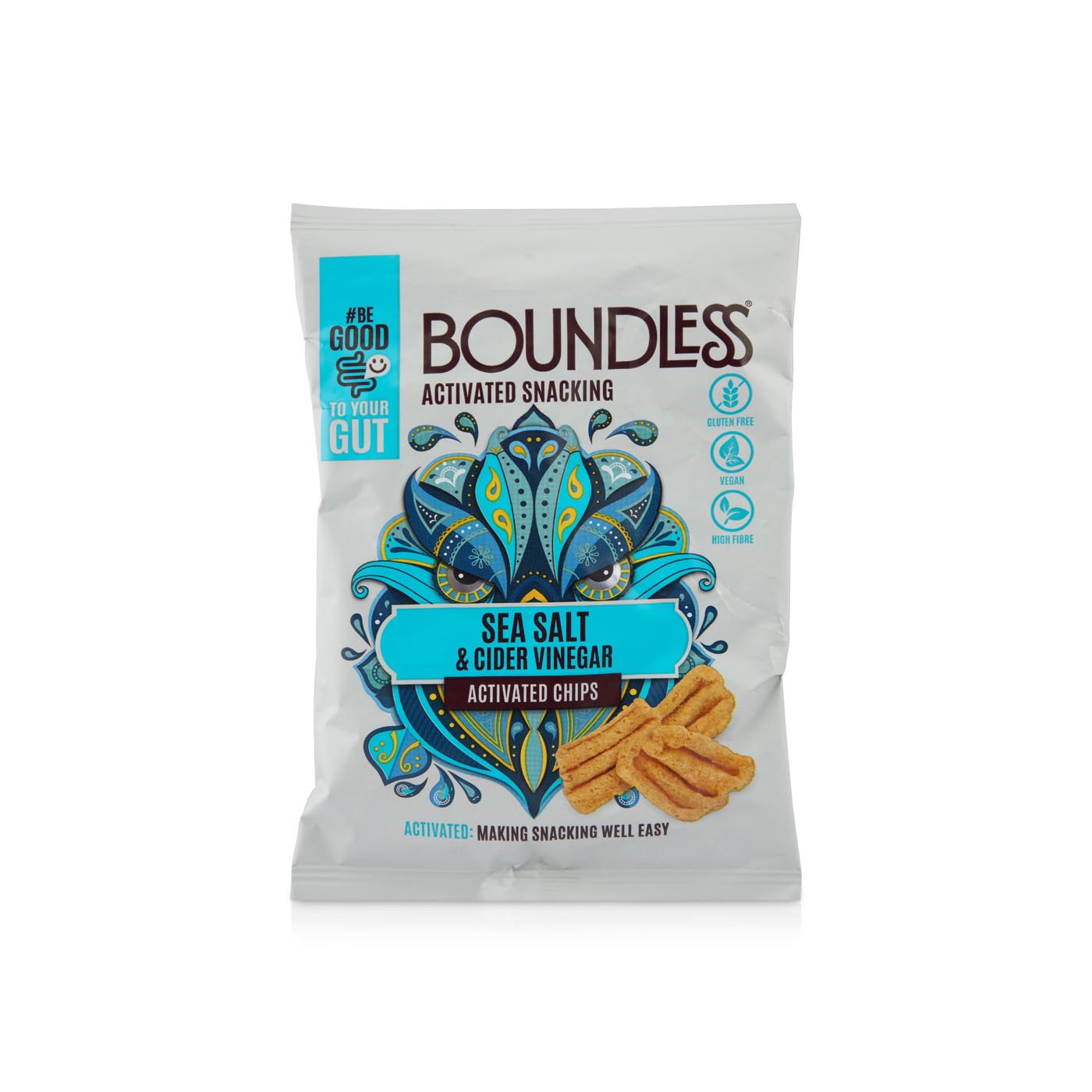 Boundless Sea Salt and Cider Vinegar Activated Sorghum Chips 23g