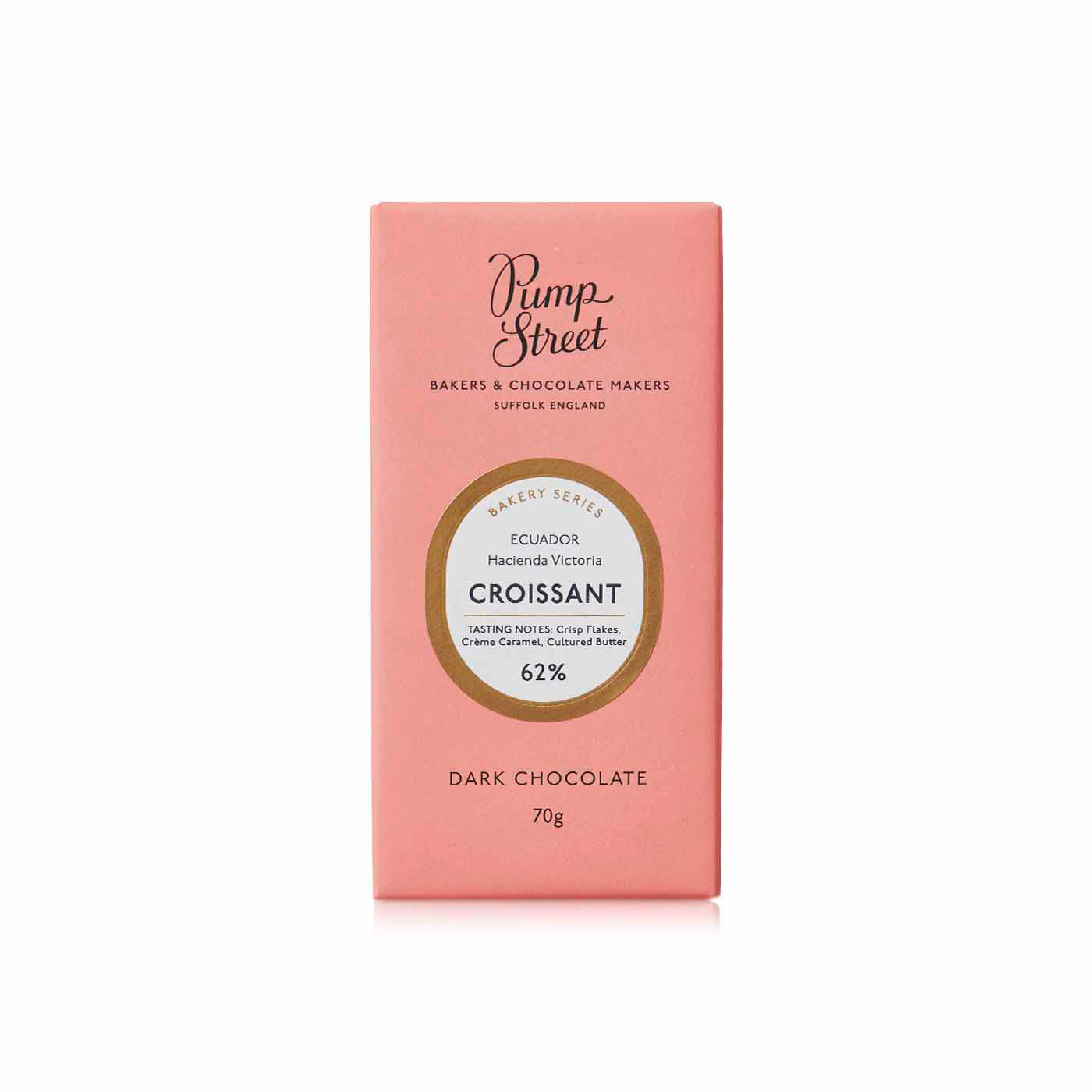 Pump Street Croissant 62% Dark Chocolate 70g